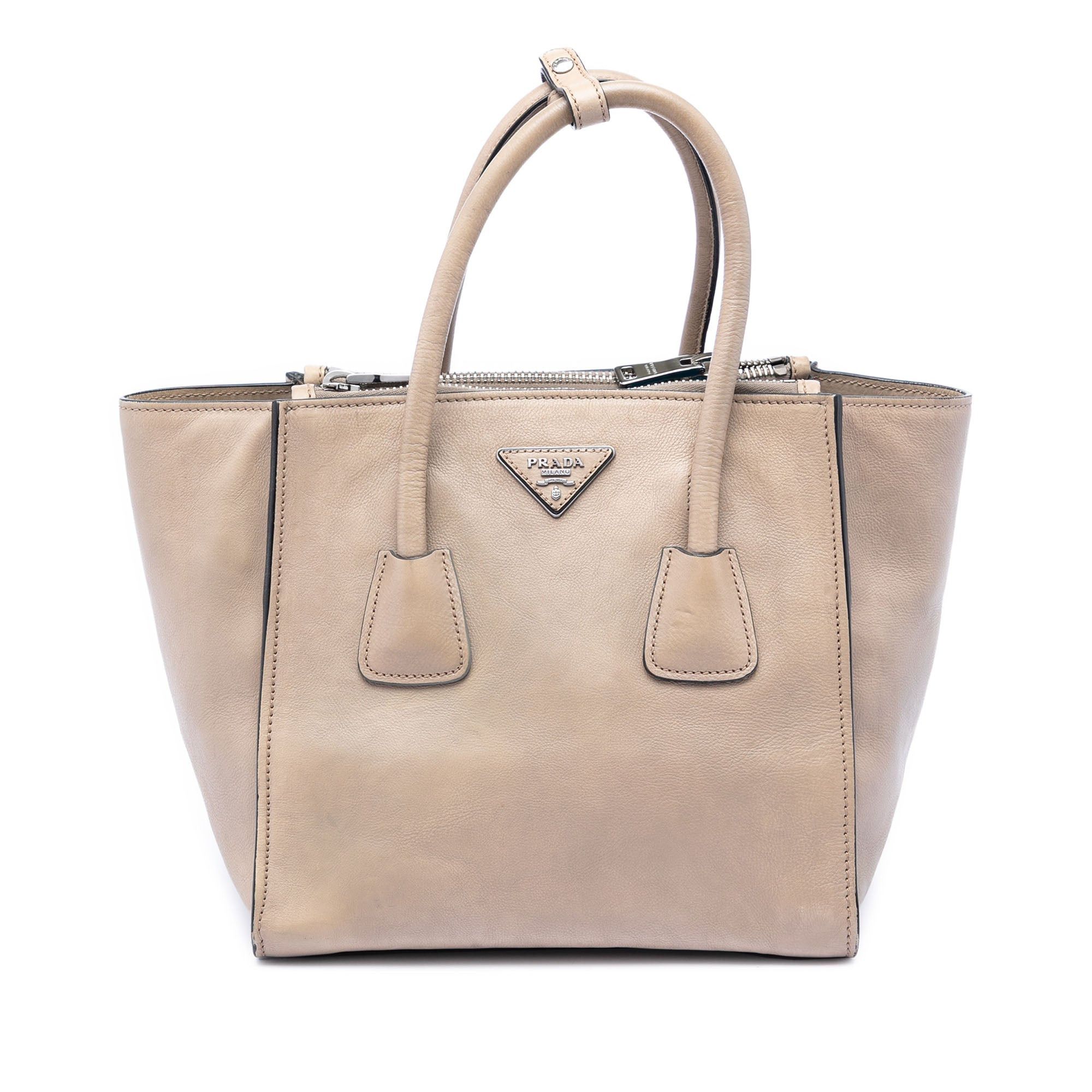 Prada Small Glace Calf Twin Pocket Satchel Size ONE SIZE - 1 Thumbnail