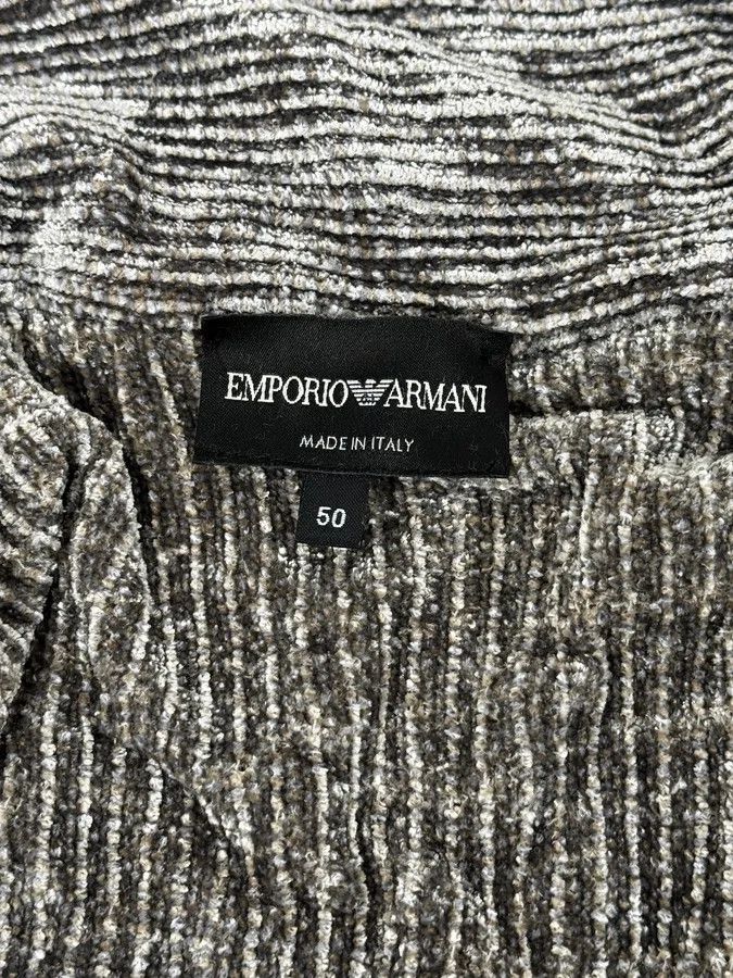 Emporio Armani 2000s Emporio Armani Grey Cardigan Sweater Size S / US 4 / IT 40 - 9 Thumbnail