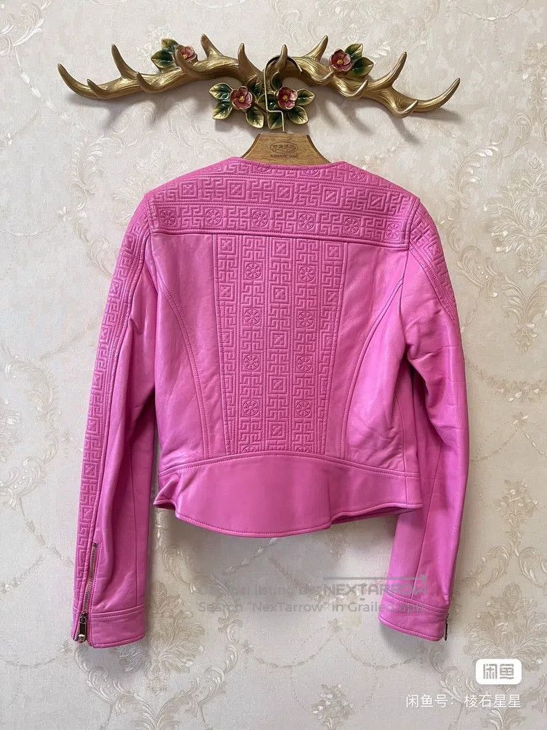Versace Versace Leather jacket jacket Size S / US 4 / IT 40 - 8 Thumbnail