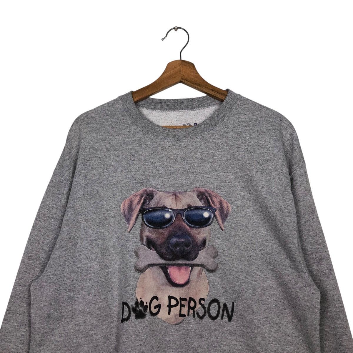 Japanese Brand Vintage Fruit of the Loom BEST “Dog Person” Pullover Size US M / EU 48-50 / 2 - 4 Thumbnail