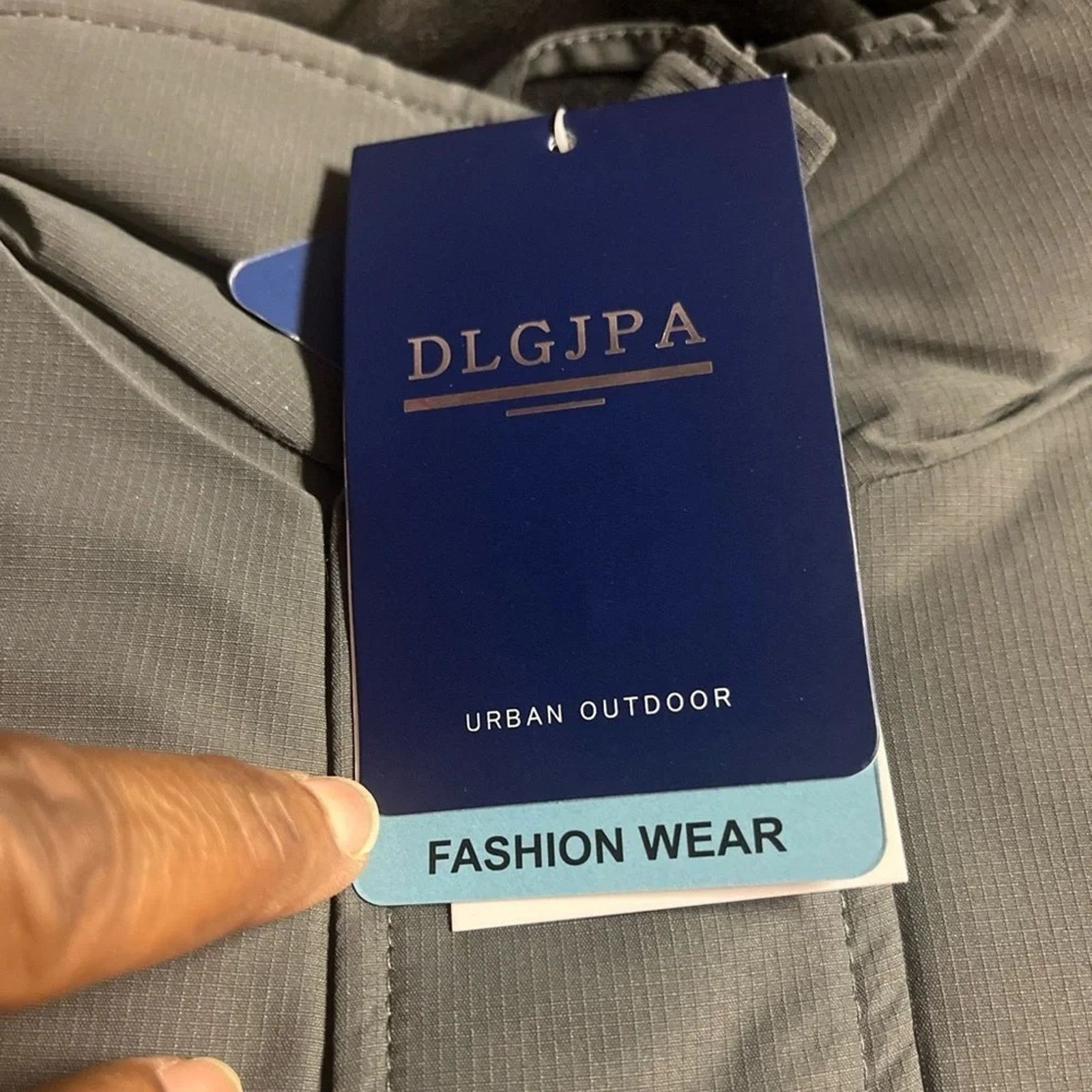 The Unbranded Brand DLGJPA waterproof hooded Jacket, dark grey, size M. Size US M / EU 48-50 / 2 - 6 Thumbnail