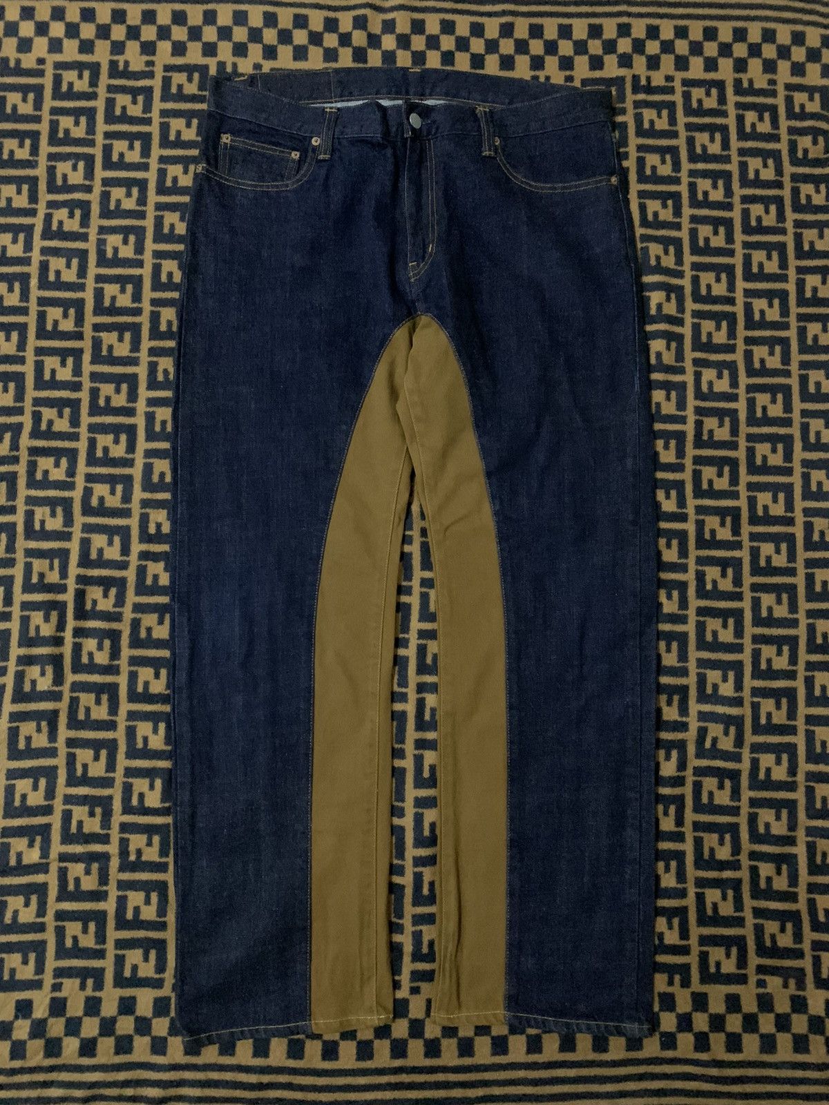 KOJIMA GENES 💥Kojima Genes Japan Patchwork Denim Size US 36 / EU 52 - 3 Thumbnail