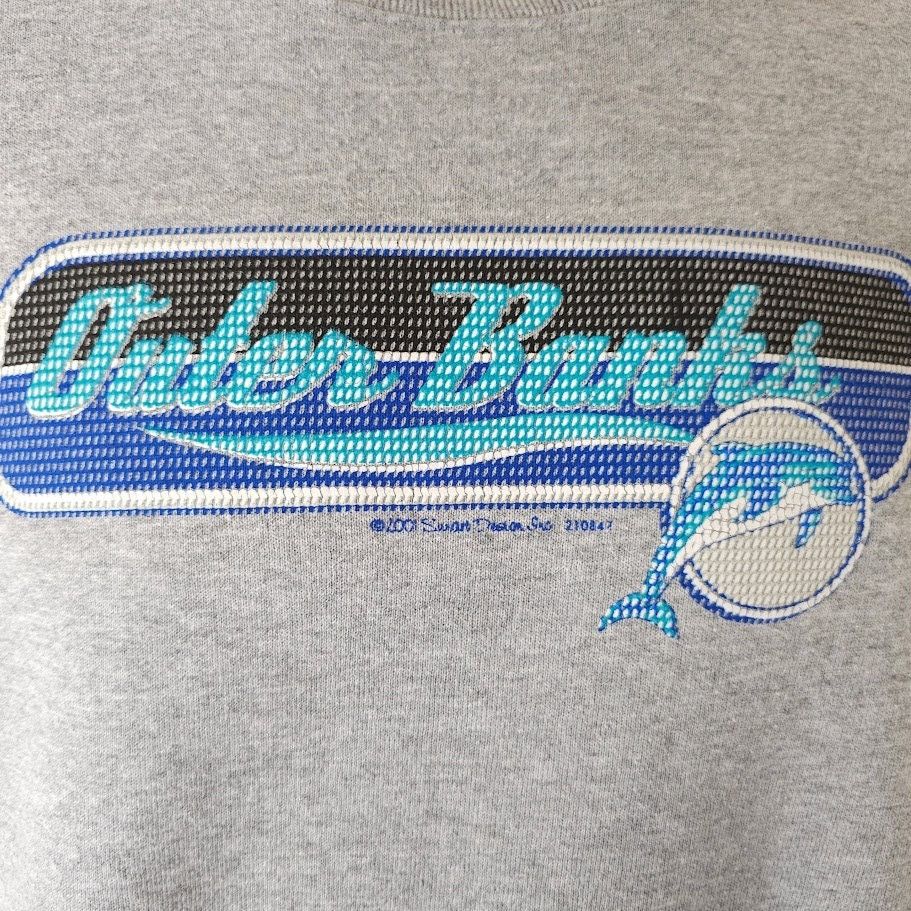 Vintage Vintage Outer Banks Sweatshirt Mens Size Medium Gray Y2K Size US M / EU 48-50 / 2 - 2 Thumbnail