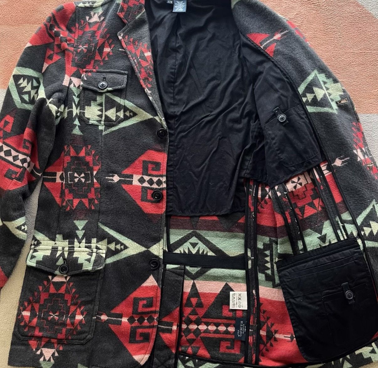 Polo Ralph Lauren Ralph Lauren Polo Southwestern Western Blazer K22 Size US S / EU 44-46 / 1 - 2 Thumbnail