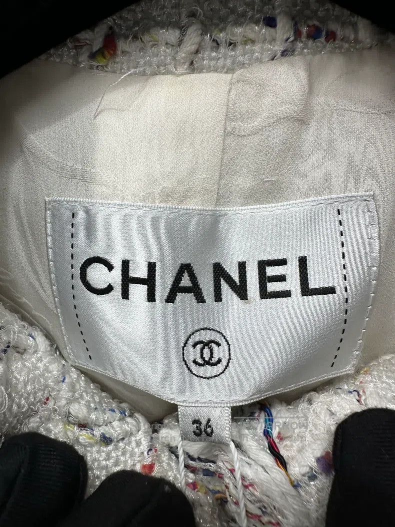 Chanel Chanel Waterfall Series Plaid Tweed Coat Size XS / US 0-2 / IT 36-38 - 3 Thumbnail