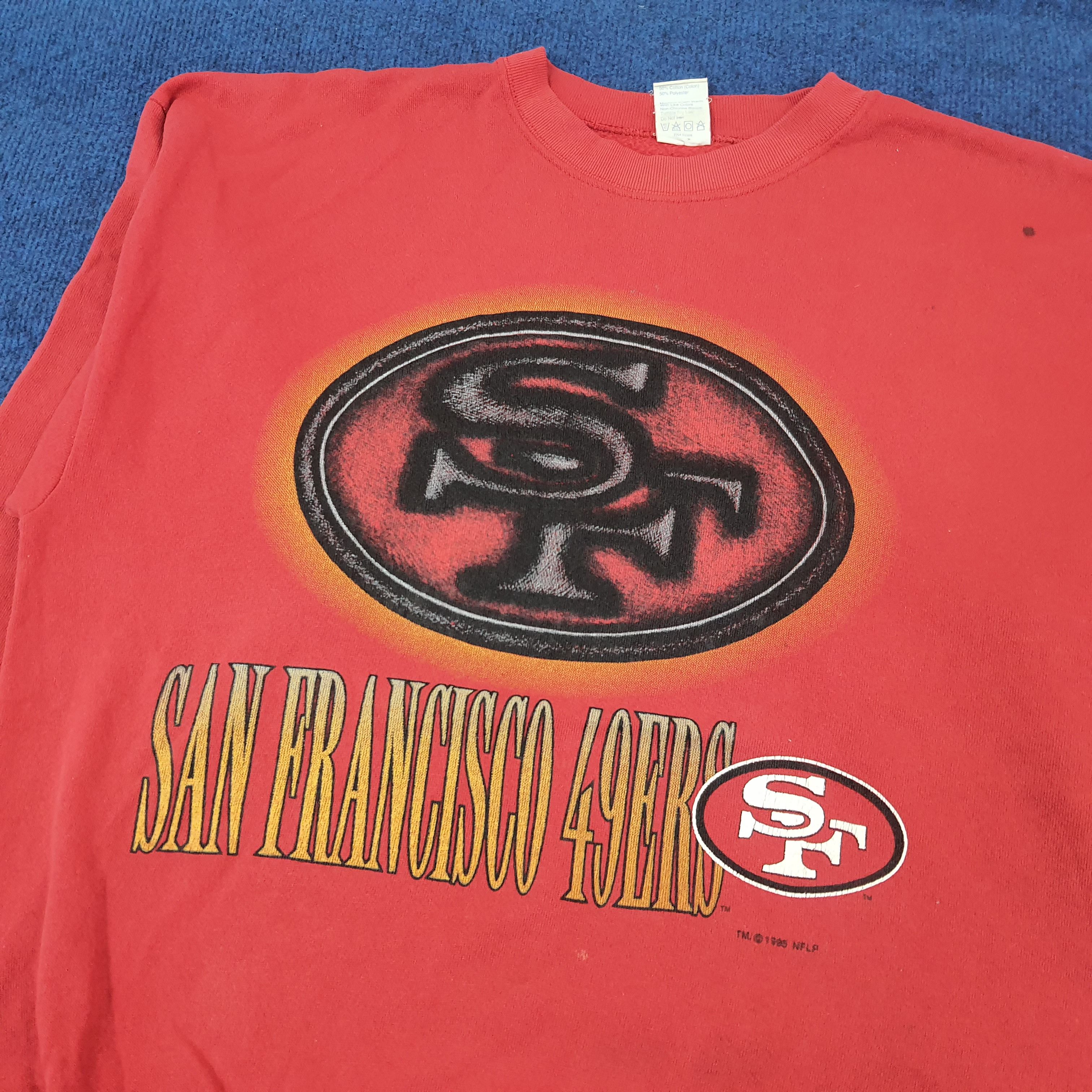 NFL Vintage SF San Francisco 49ers Sweatshirt C253N17 Size US L / EU 52-54 / 3 - 2 Thumbnail