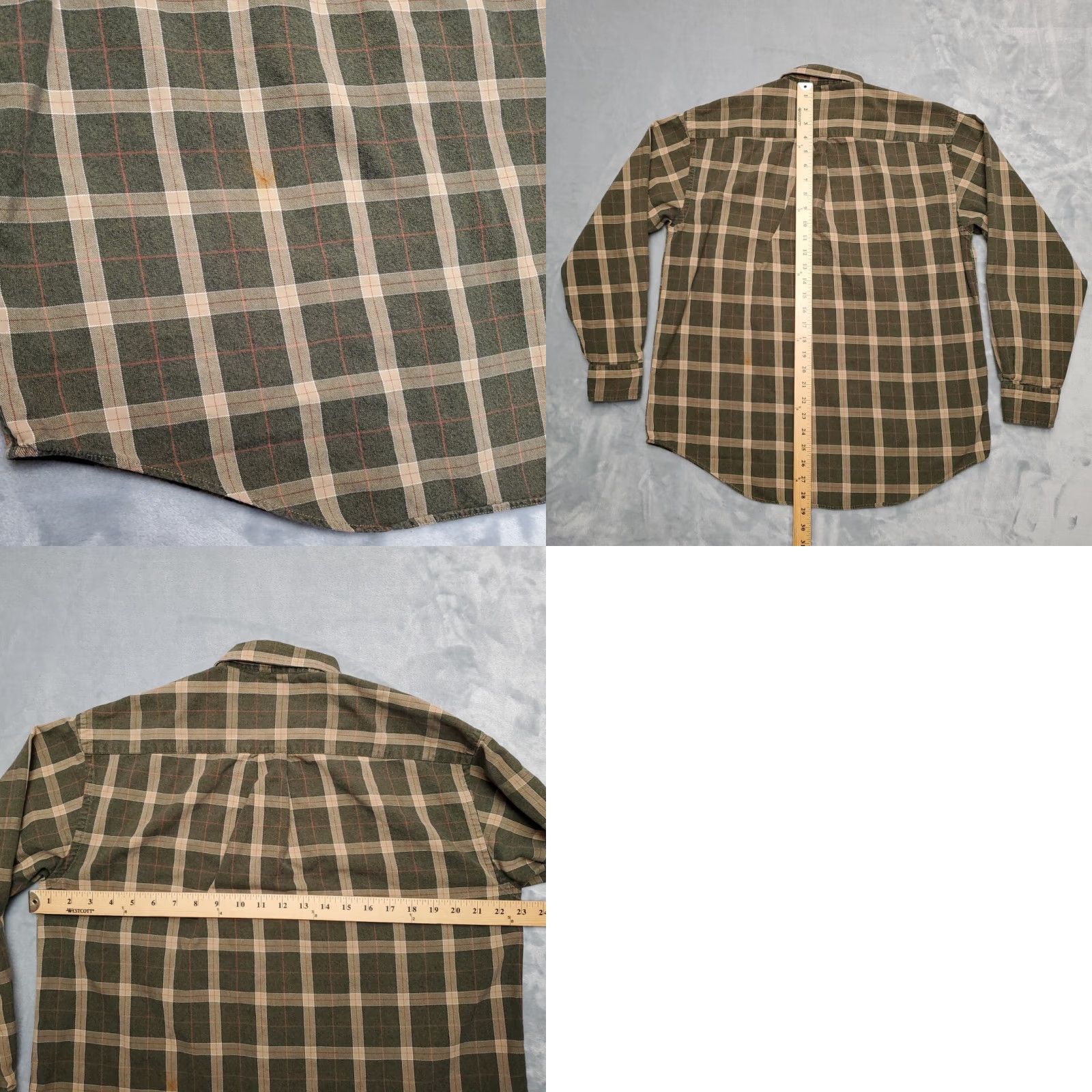Vintage VINTAGE St. John's Bay Shirt Mens M Green Jaspe Plaid Outdoor Classic Retro Vintage Size US M / EU 48-50 / 2 - 8 Thumbnail