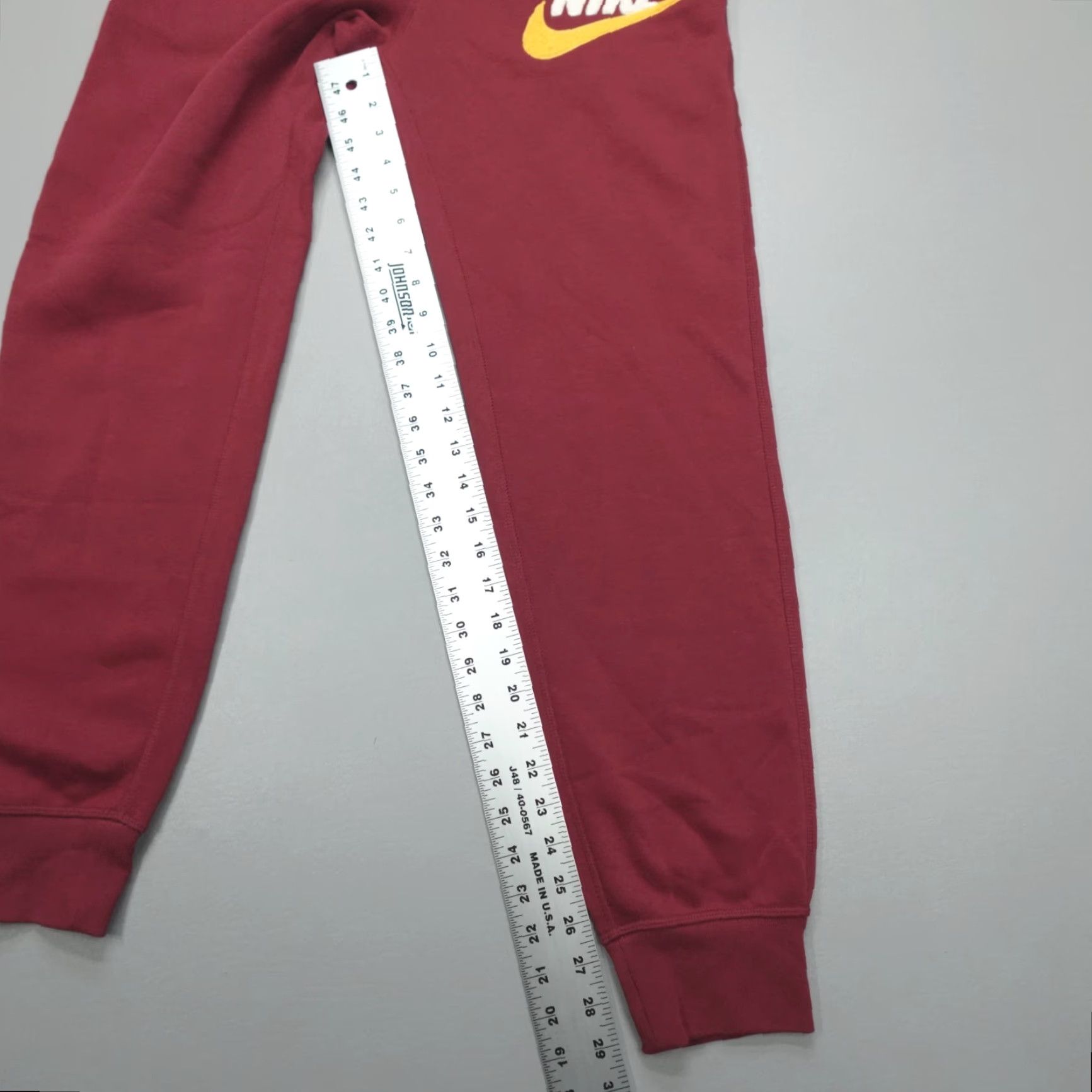 Nike Nike Club Red Jogger Pants Futura Logo Men's Size S Tapered Leg FN3094-677 Size US 29 - 7 Thumbnail