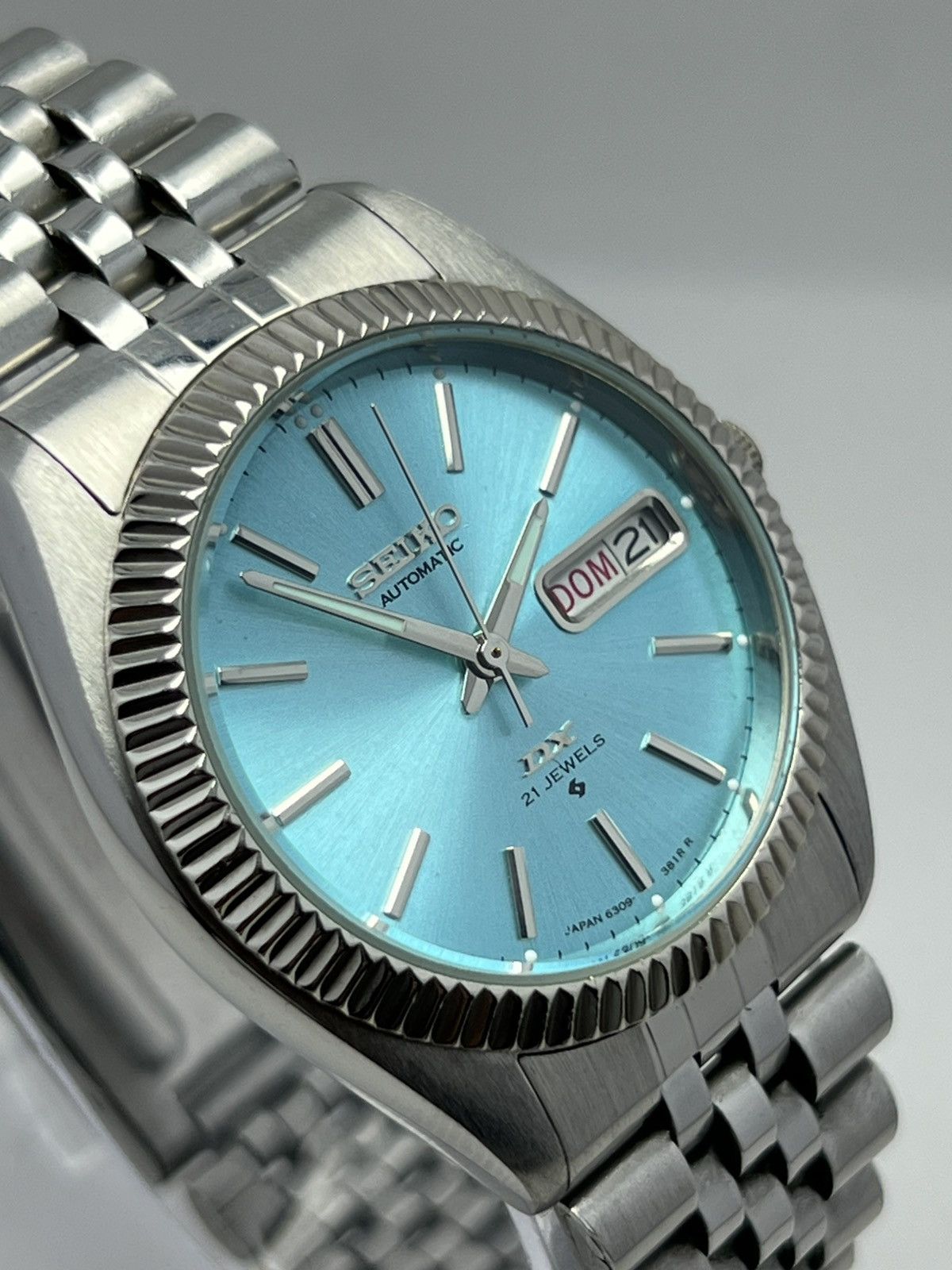 Seiko Seiko DX Automatic Watch Fluted Bezel Day/Date Made in Japan Size 36 - 12 Thumbnail