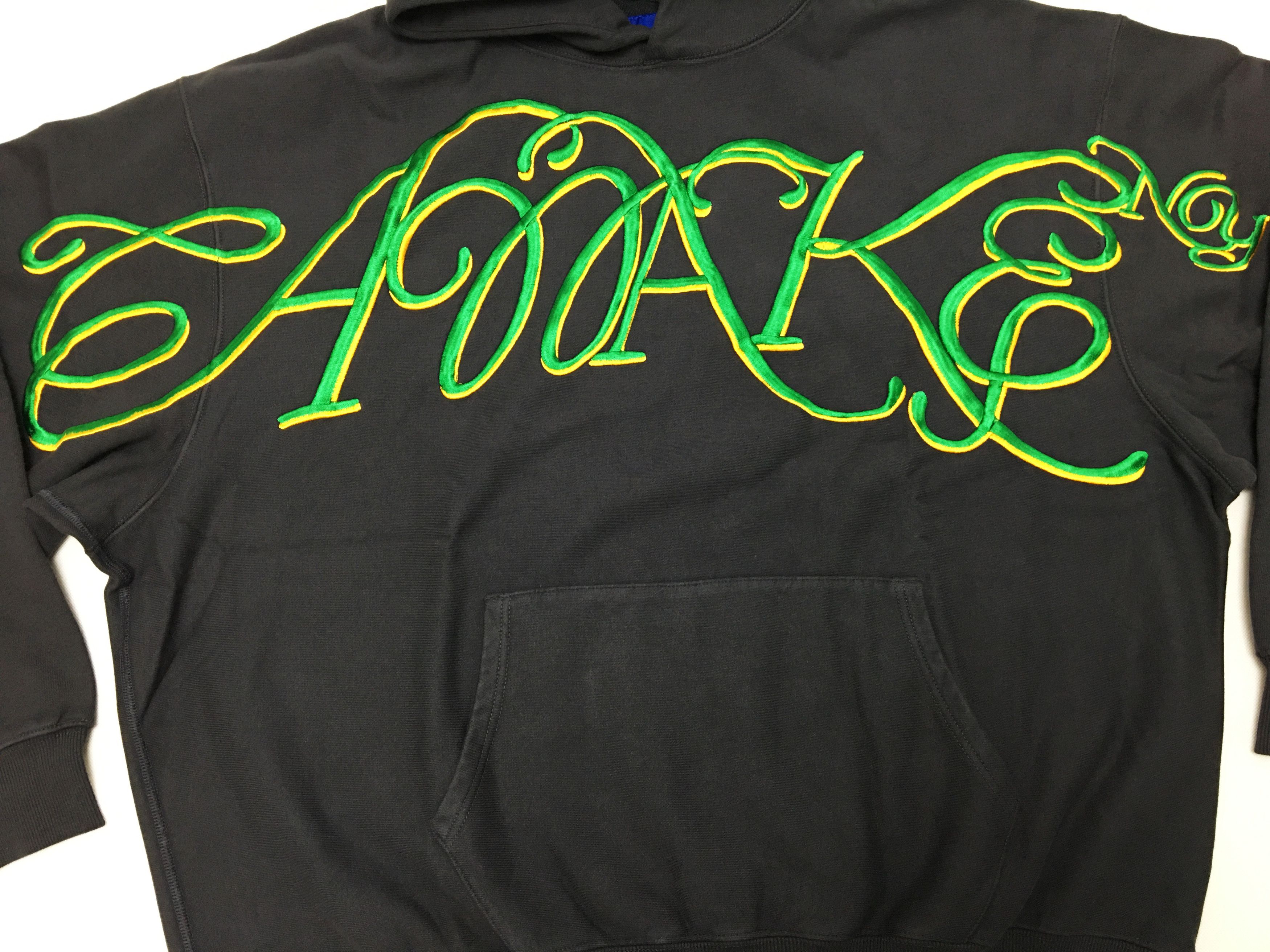 Awake NY Awake NY Script Oversized Embroidered Hoodie Charcoal Large Size US L / EU 52-54 / 3 - 2 Thumbnail