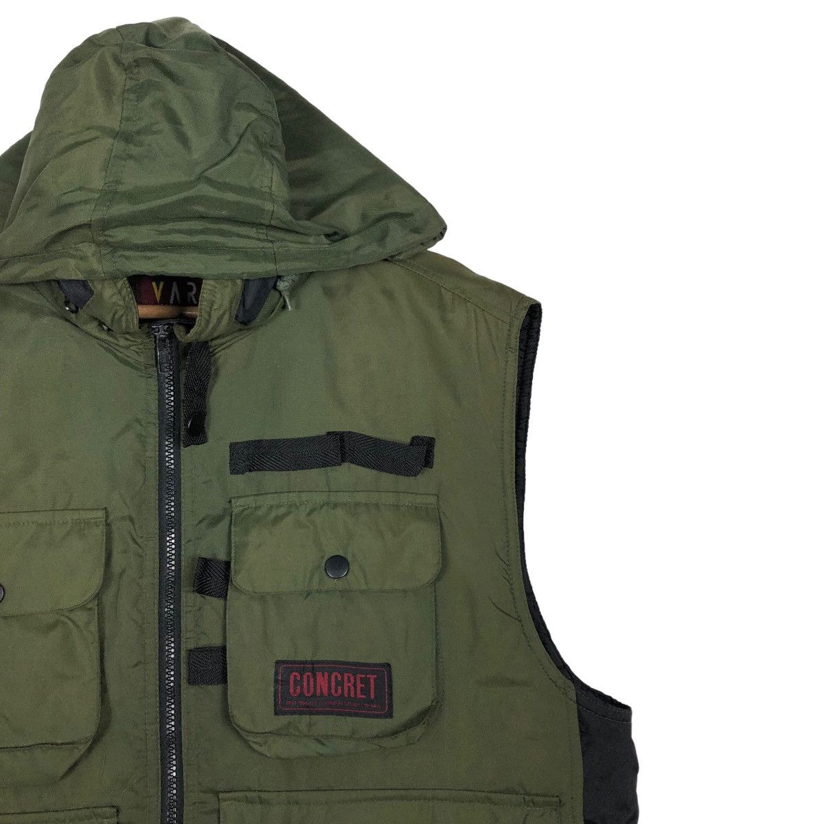 Japanese Brand 🔥90’s Varoz Japan Utility Cargo Pocket Vest Multi Functions Size US L / EU 52-54 / 3 - 6 Thumbnail