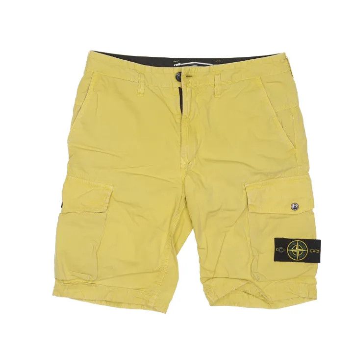 Stone Island Stone Island Yellow Casual Shorts Size US 30 / EU 46 - 1 Thumbnail