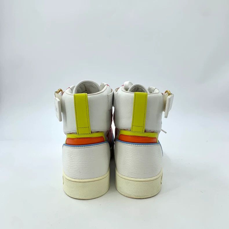 Louis Vuitton Louis Vuitton Color-block logo presbyopic lace-up high-top Size US 6.5 / EU 39-40 - 4 Thumbnail