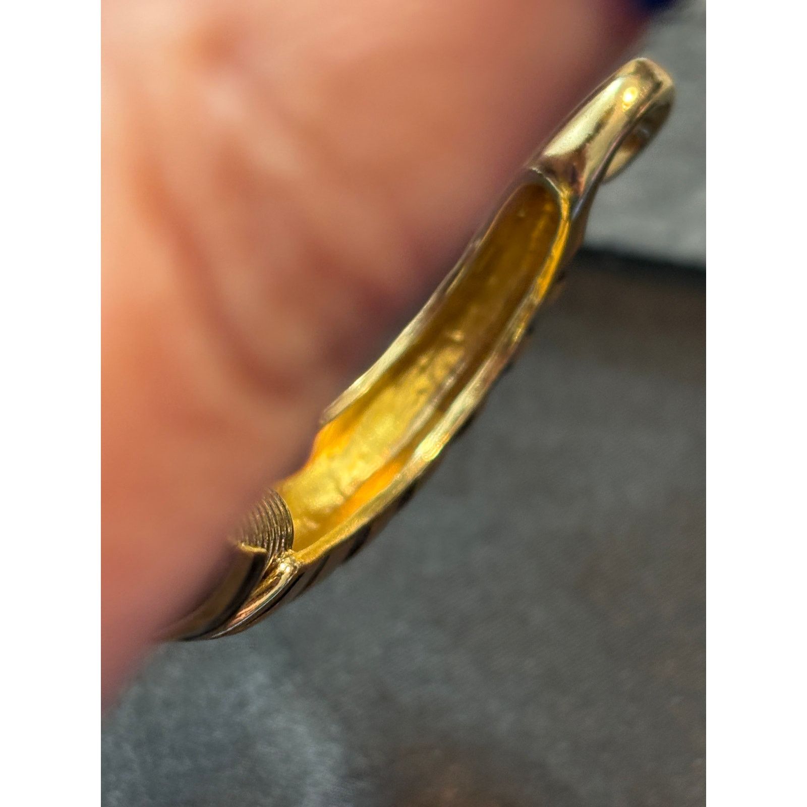 Kenneth Jay Lane Vintage Robert Jay Lane Tiger Head Cuff Bracelet size 5.5” Size ONE SIZE - 15 Thumbnail