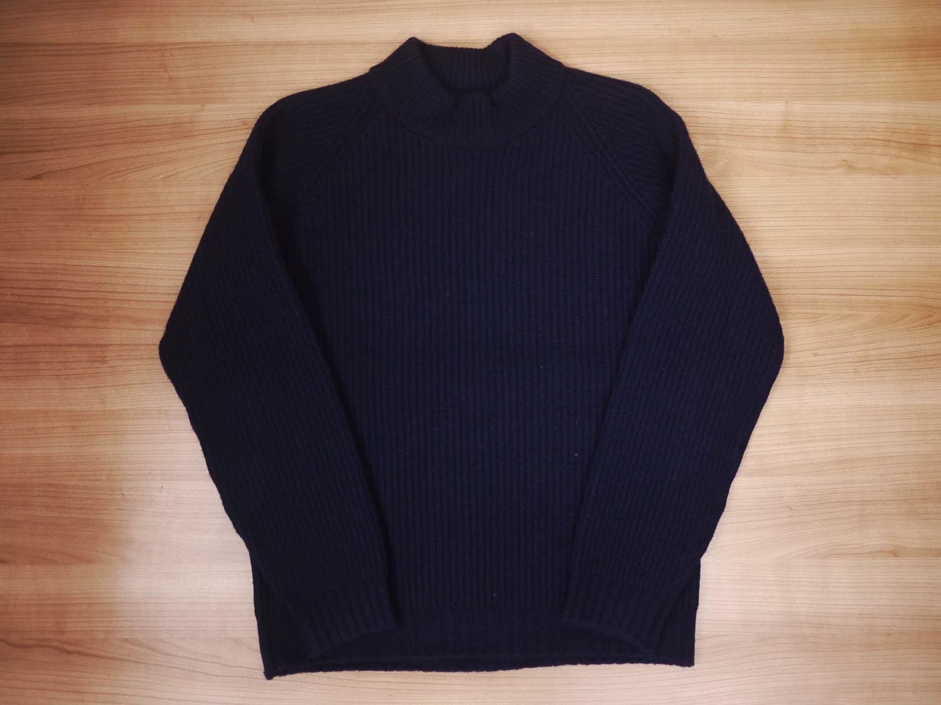 visvim turtleneck sweater knit in navy