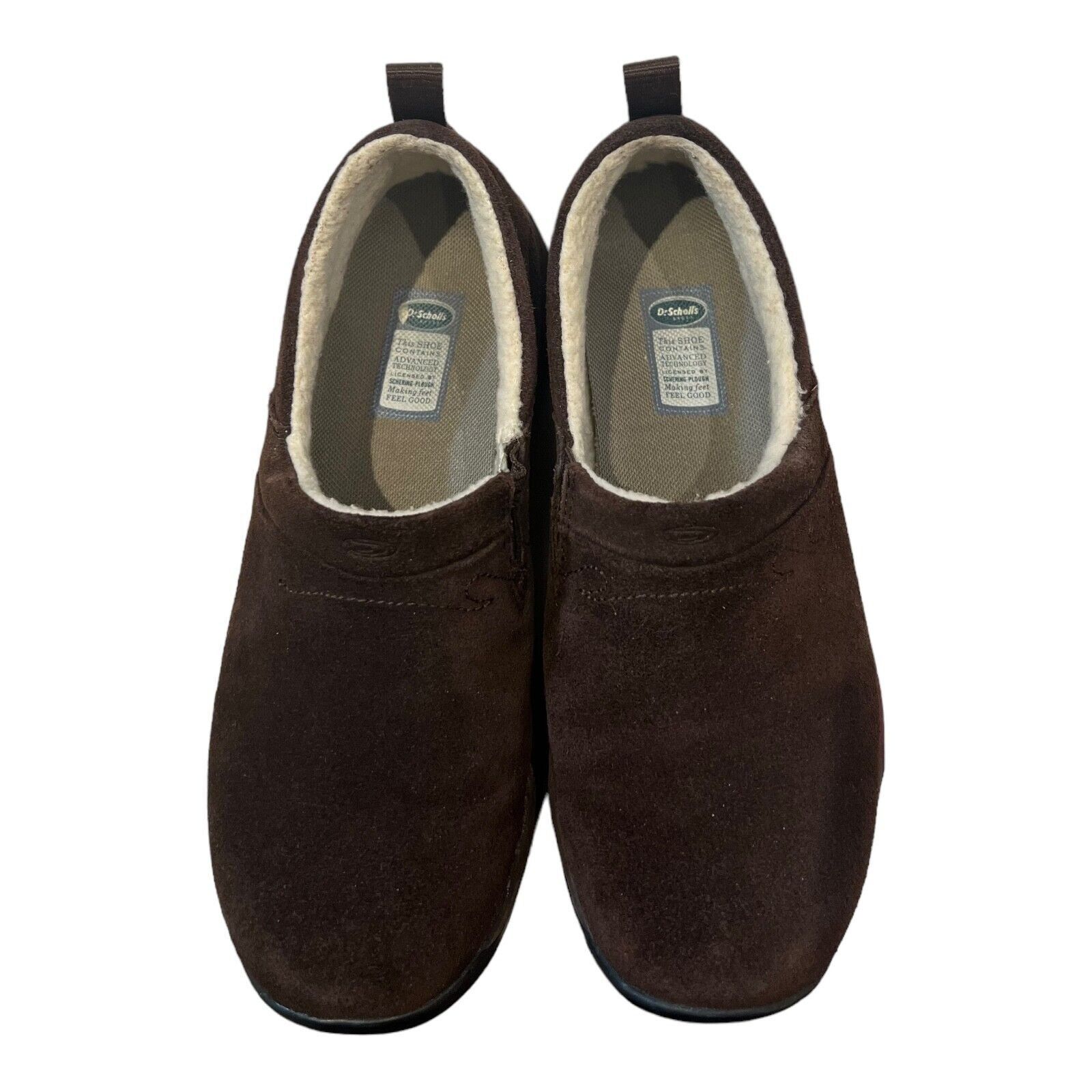Scholl Dr. Scholl’s Suede Slip On Women’s Size 7 Dark Brown Faux Fu Size US 7 / IT 37 - 7 Thumbnail