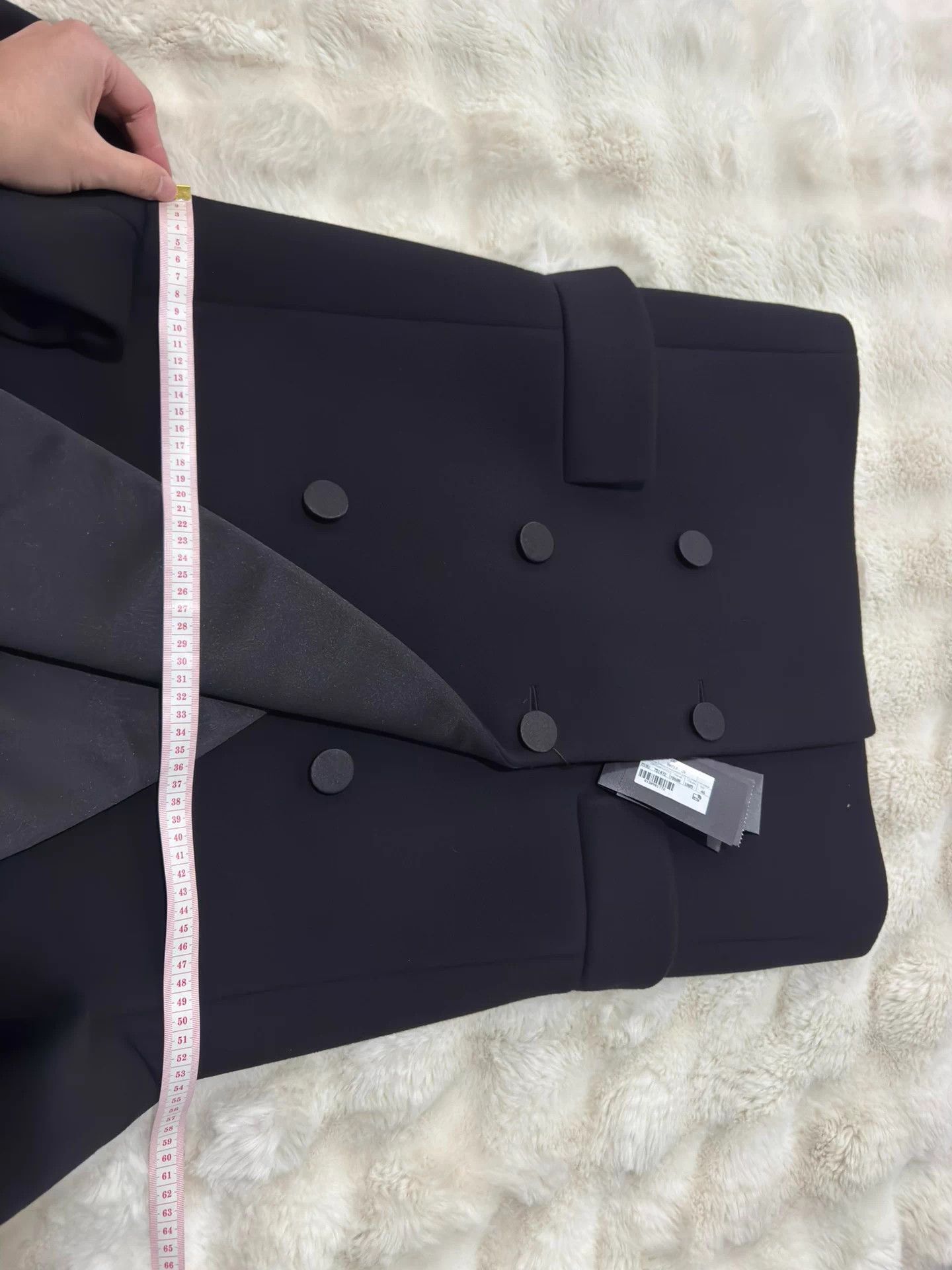 Saint Laurent Paris SLP Smoking DB Wide Shoulder Wool Runway Coat 46 Size XL / US 12-14 / IT 48-50 - 6 Thumbnail