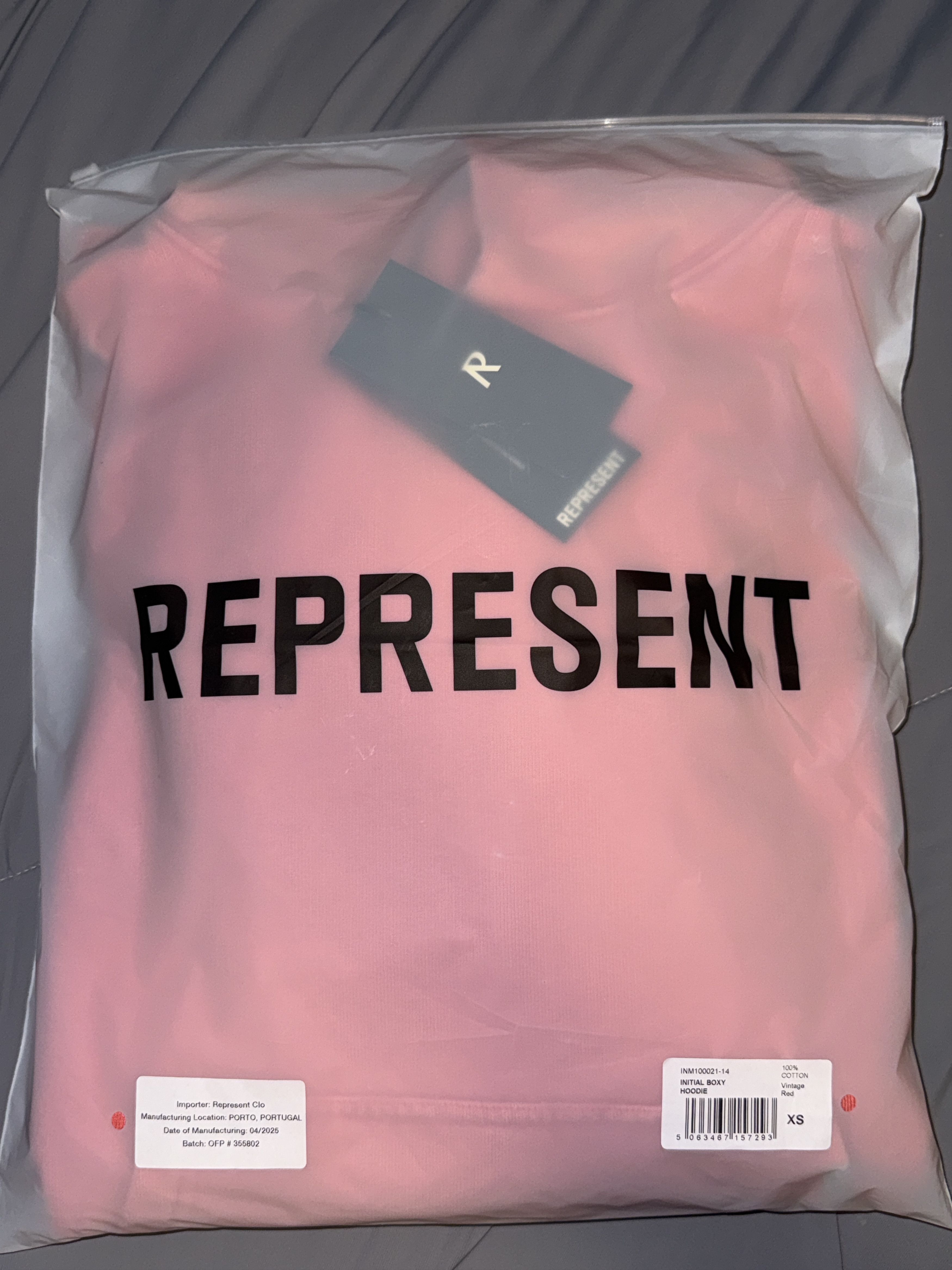 Represent Clo. Initial Boxy Hoodie Size US XS / EU 42 / 0 - 6 Thumbnail