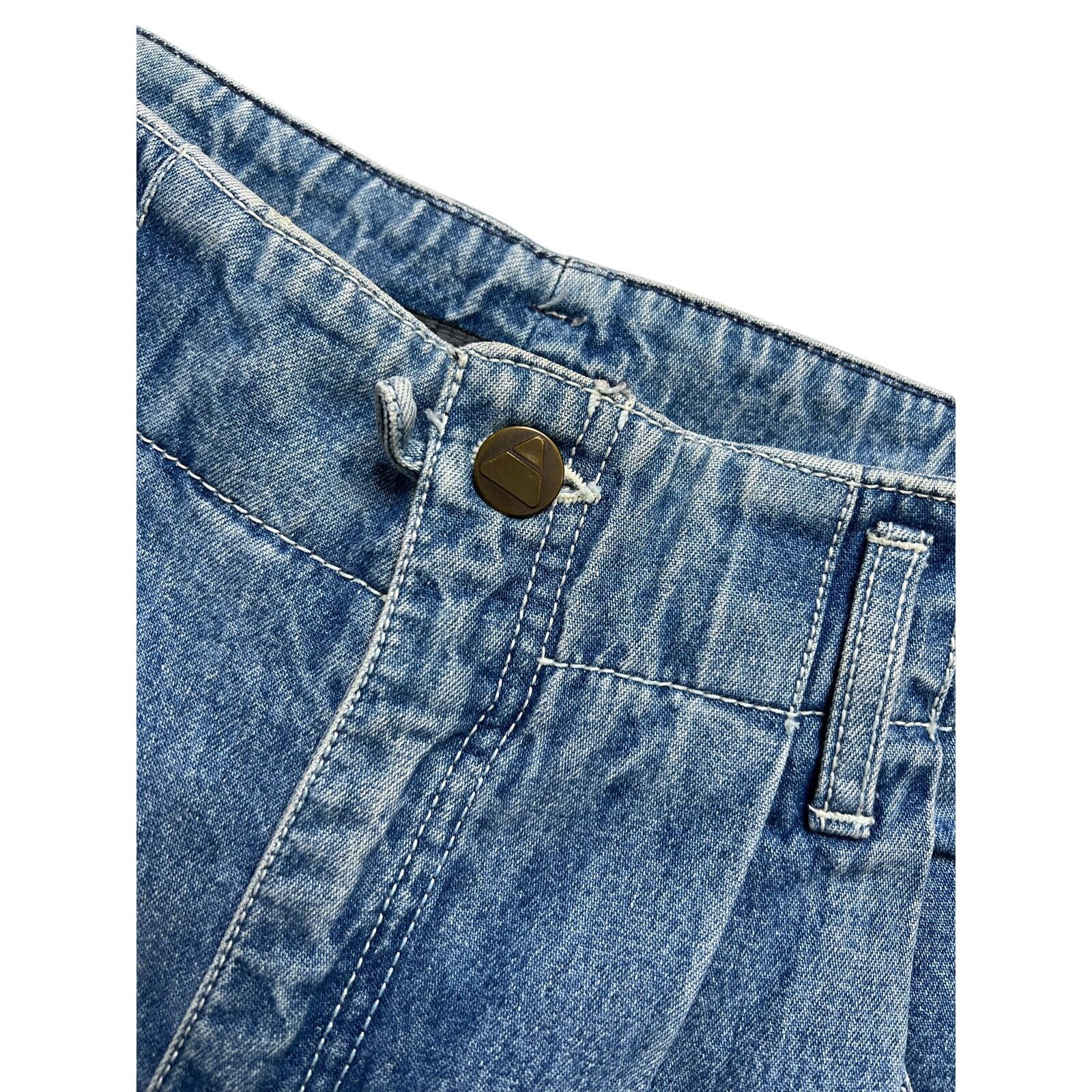 Vintage Vintage Lizwear Women’s Wide Leg Blue Denim Jeans Sz 10 Size 32" / US 10 / IT 46 - 12 Thumbnail