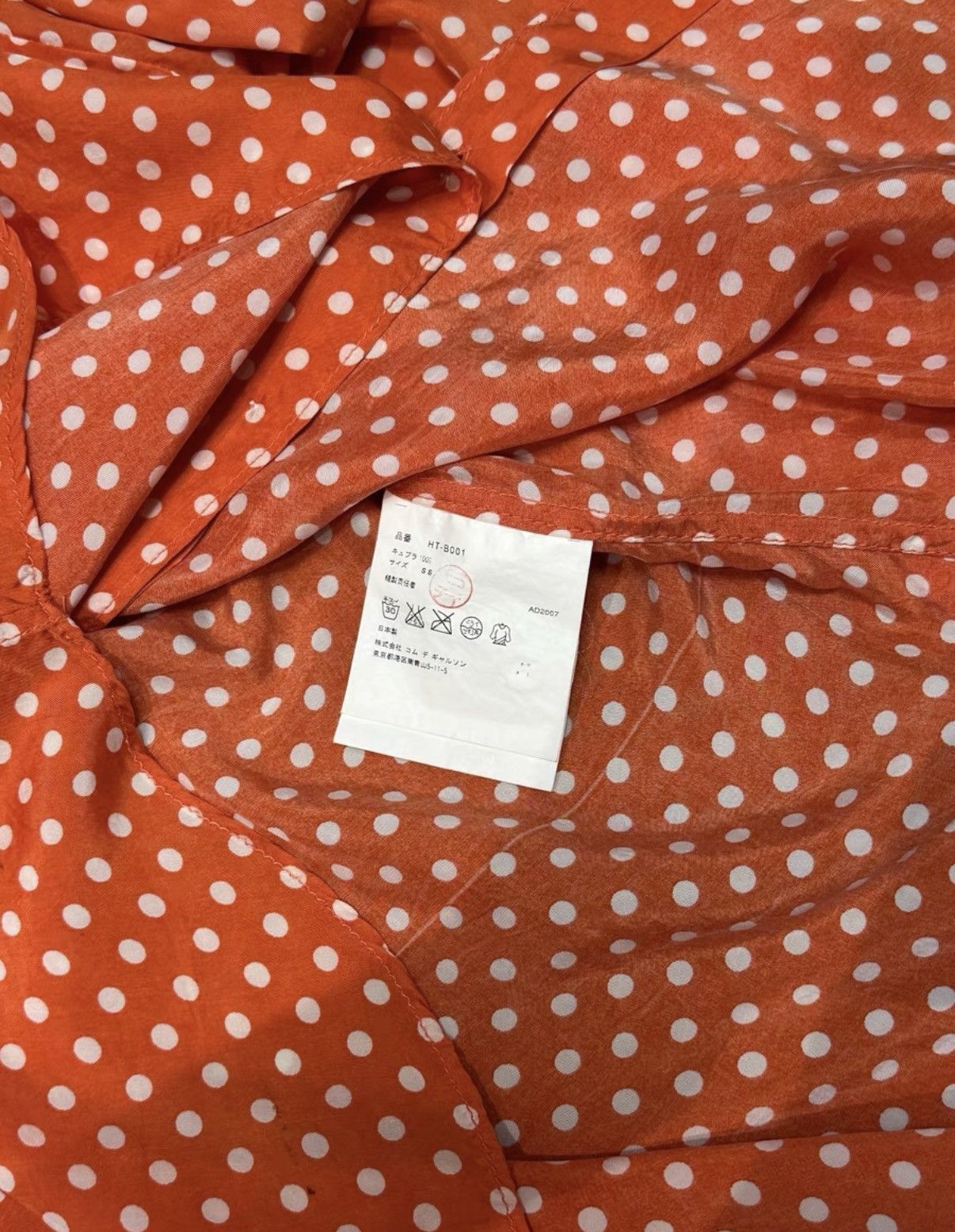 Comme des Garcons Homme Plus Comme des Garçons Homme Plus Polka Dot Shirt K23 Size S / US 4 / IT 40 - 7 Thumbnail