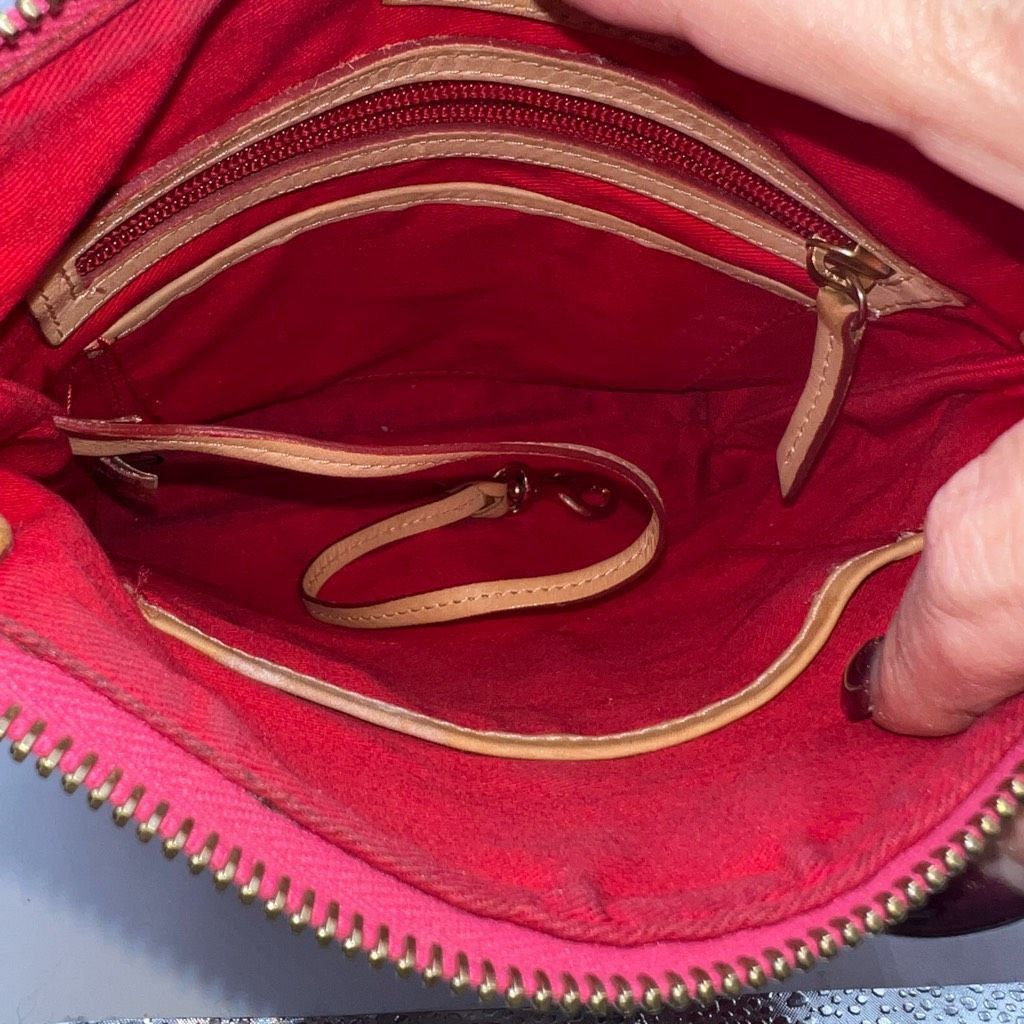 Dooney & Bourke Dooney & Bourke Hot Pink Letter Carrier Crossbody Leather Ba Size ONE SIZE - 12 Thumbnail