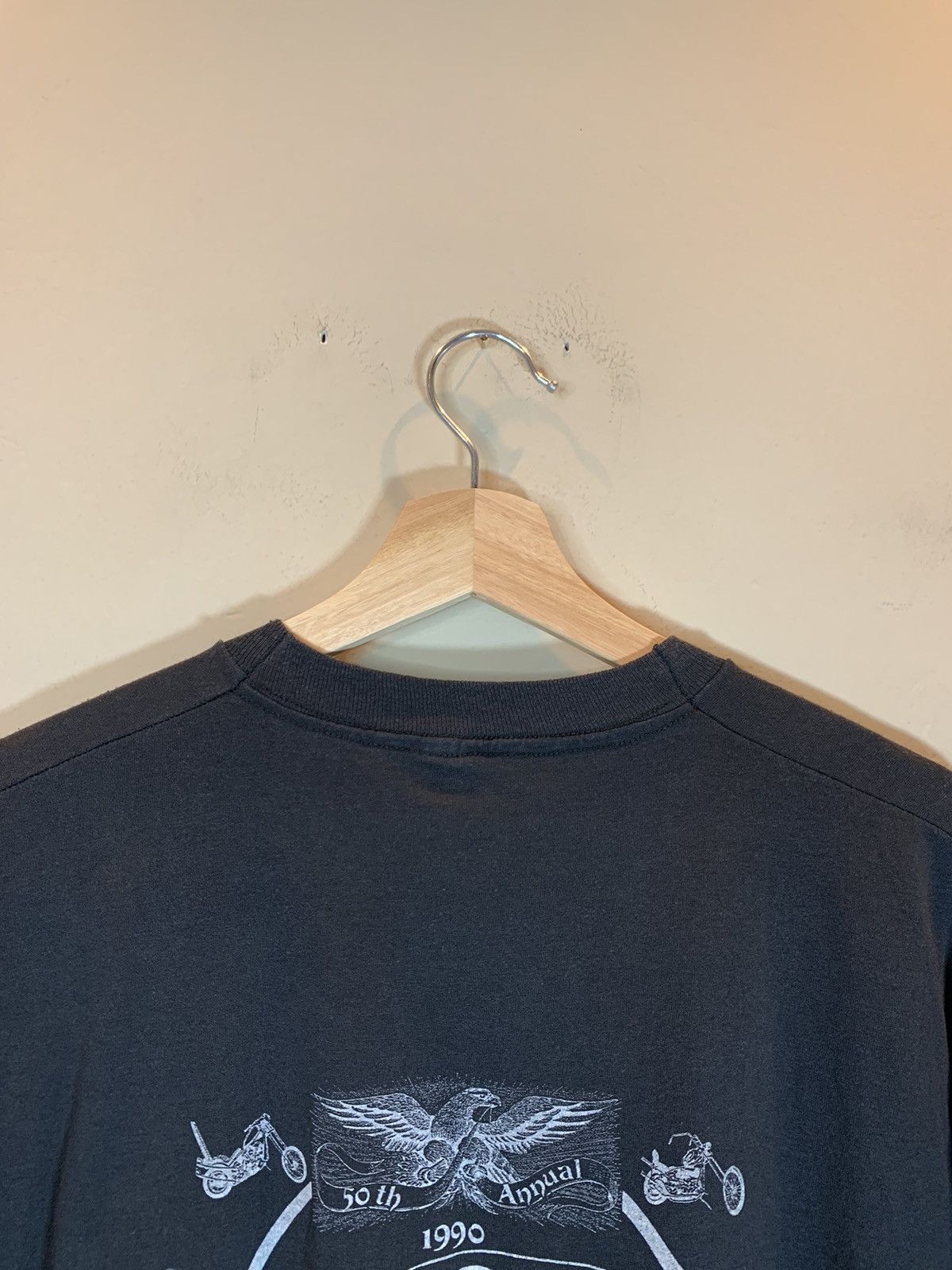 Vintage *RARE* Vintage 1990 Sturgis Biker Rally Single Stitch Shirt Size US XL / EU 56 / 4 - 8 Thumbnail