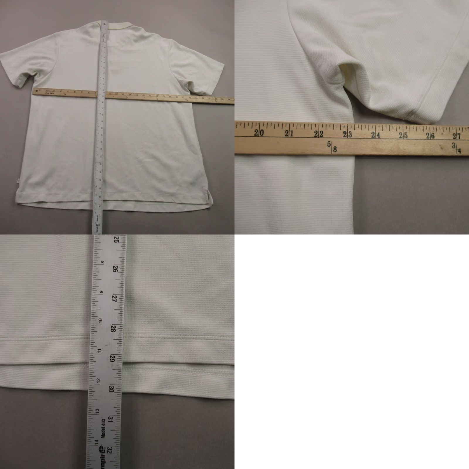 Tommy Bahama Tommy Bahama Polo Shirt Mens Large Short Sleeve White Golf Button Up Shirts Size US L / EU 52-54 / 3 - 8 Thumbnail