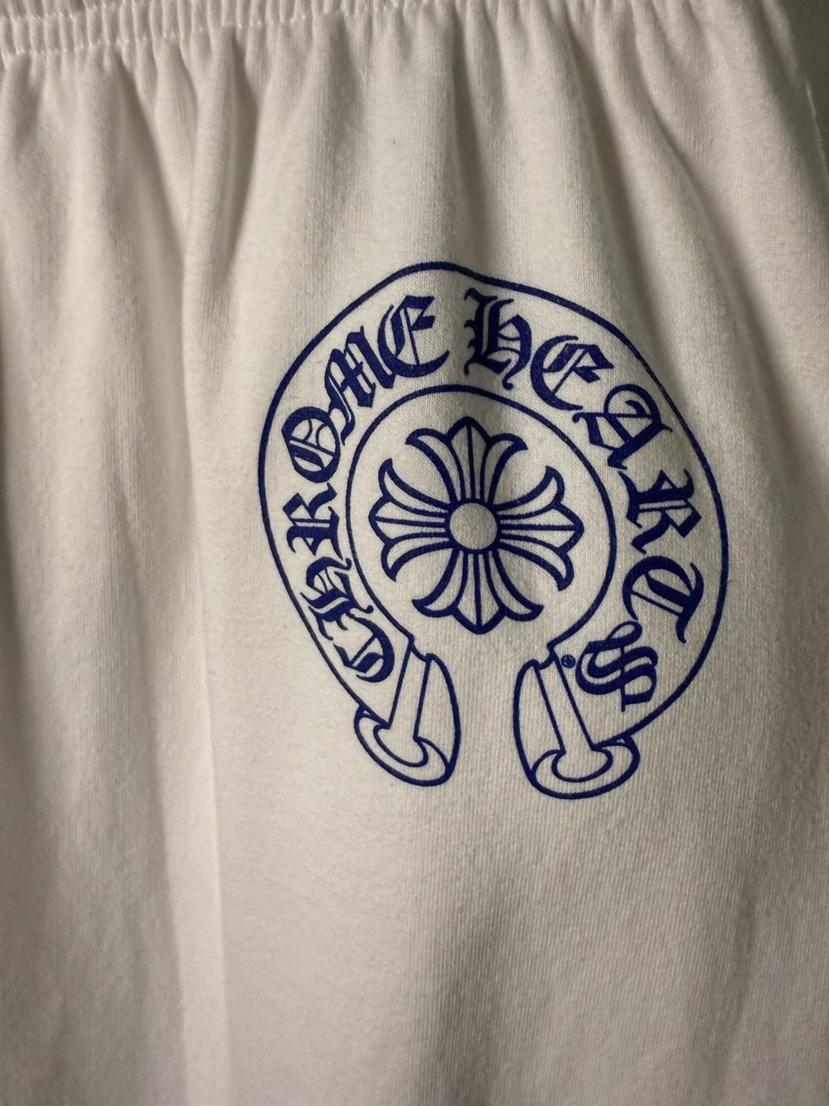 Chrome Hearts Chrome Hearts White/Blue Horseshoe Sweatpants Size US 36 / EU 52 - 2 Thumbnail