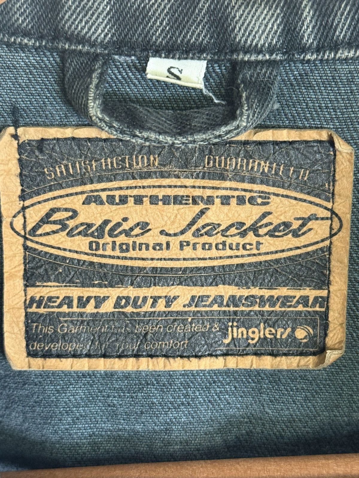 Other Vintage Jinglers Basic trucker jacket faded look, size small Size US XS / EU 42 / 0 - 2 Thumbnail