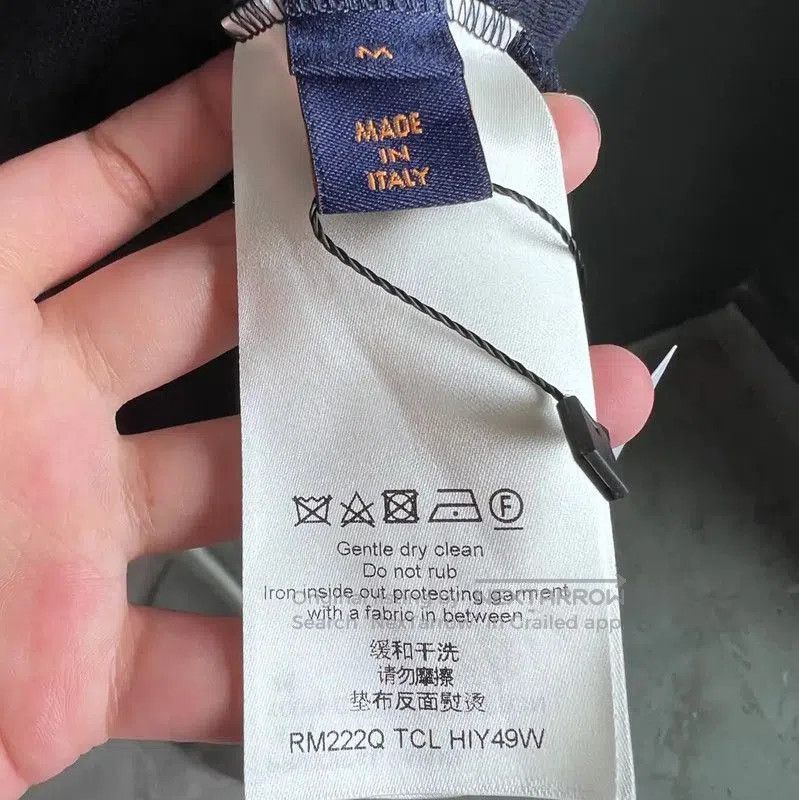 Louis Vuitton Louis Vuitton Men's Navy Cotton T-shirt . Size US M / EU 48-50 / 2 - 4 Thumbnail