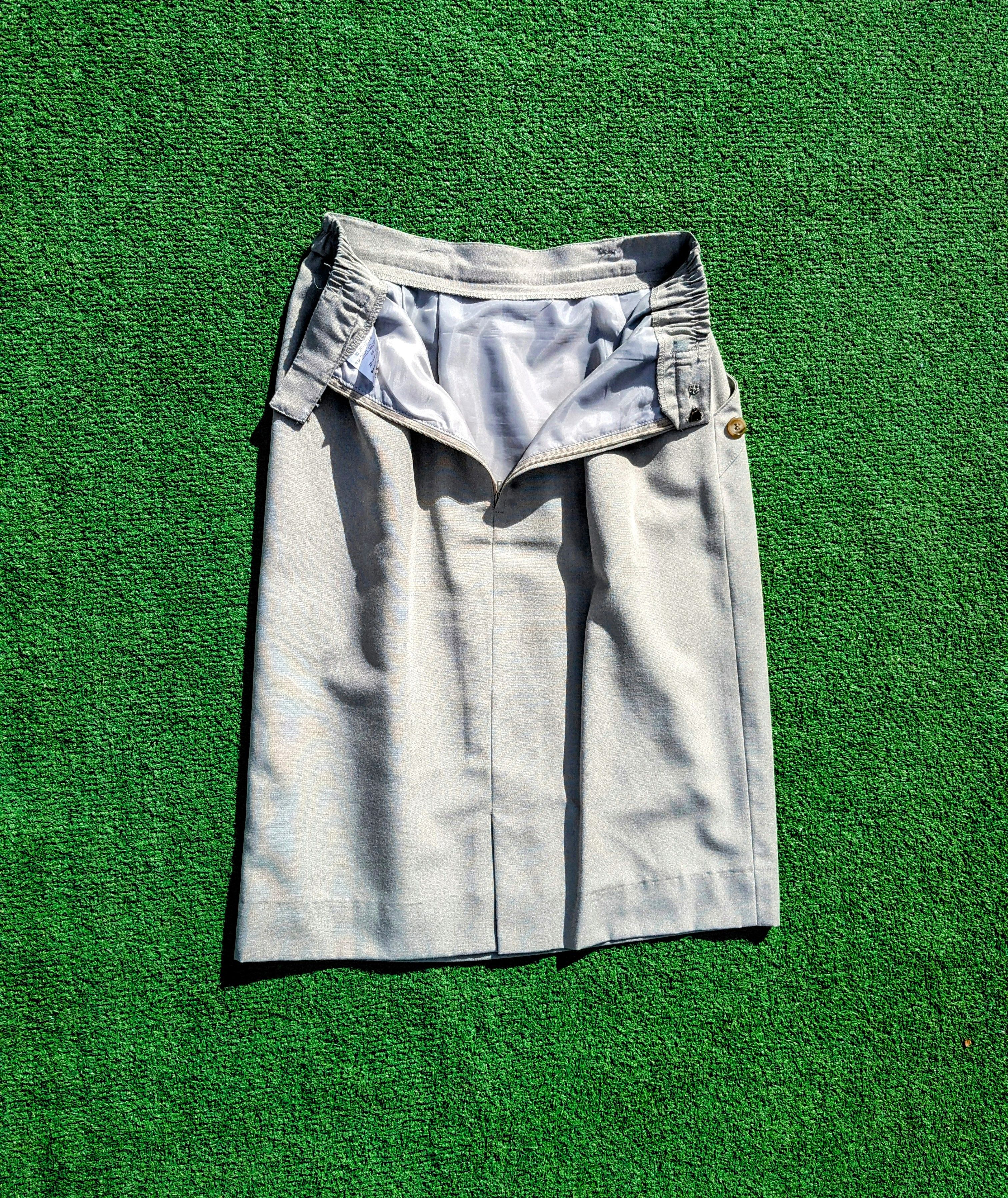 Vintage Vintage Japanese Yamamoto Retro Button Pockets Midi Skirt Size 24" / US 00 / IT 34 - 8 Thumbnail