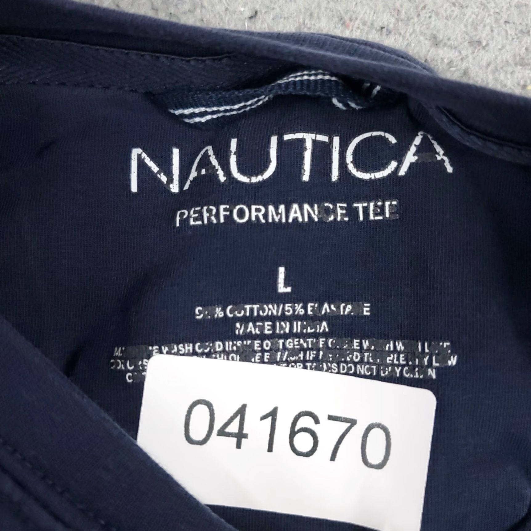 Nautica Nautica T-Shirt Mens Large Blue Casual Short Sleeve Crew Neck Size US L / EU 52-54 / 3 - 8 Thumbnail