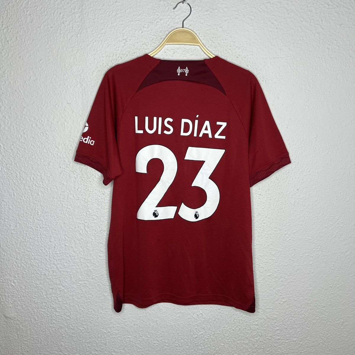 Nike Nike Liverpool Home Luis Diaz Soccer Jersey Tshirt 23 Size US M / EU 48-50 / 2 - 1 Thumbnail