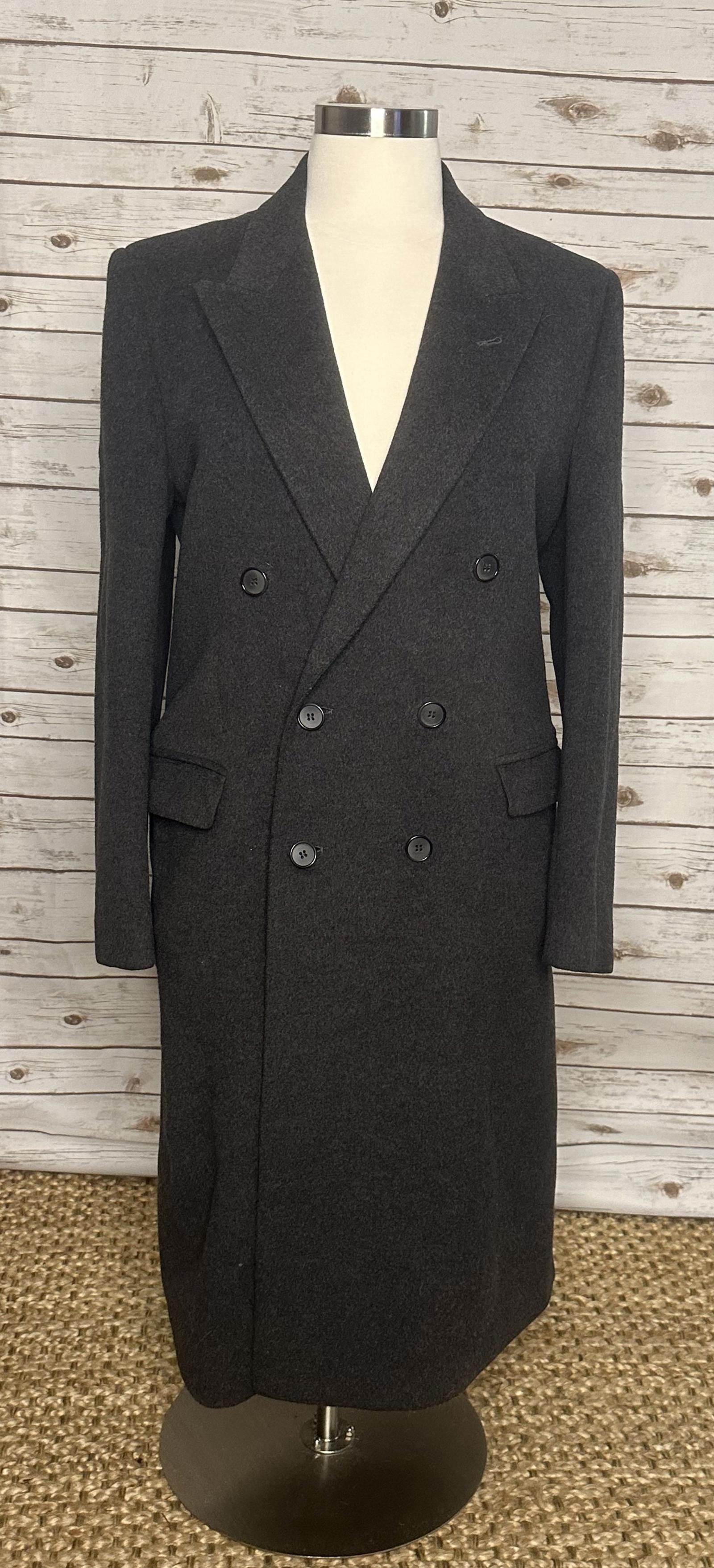 Vintage Pucci cashmere-wool double-breasted long coat 40L
