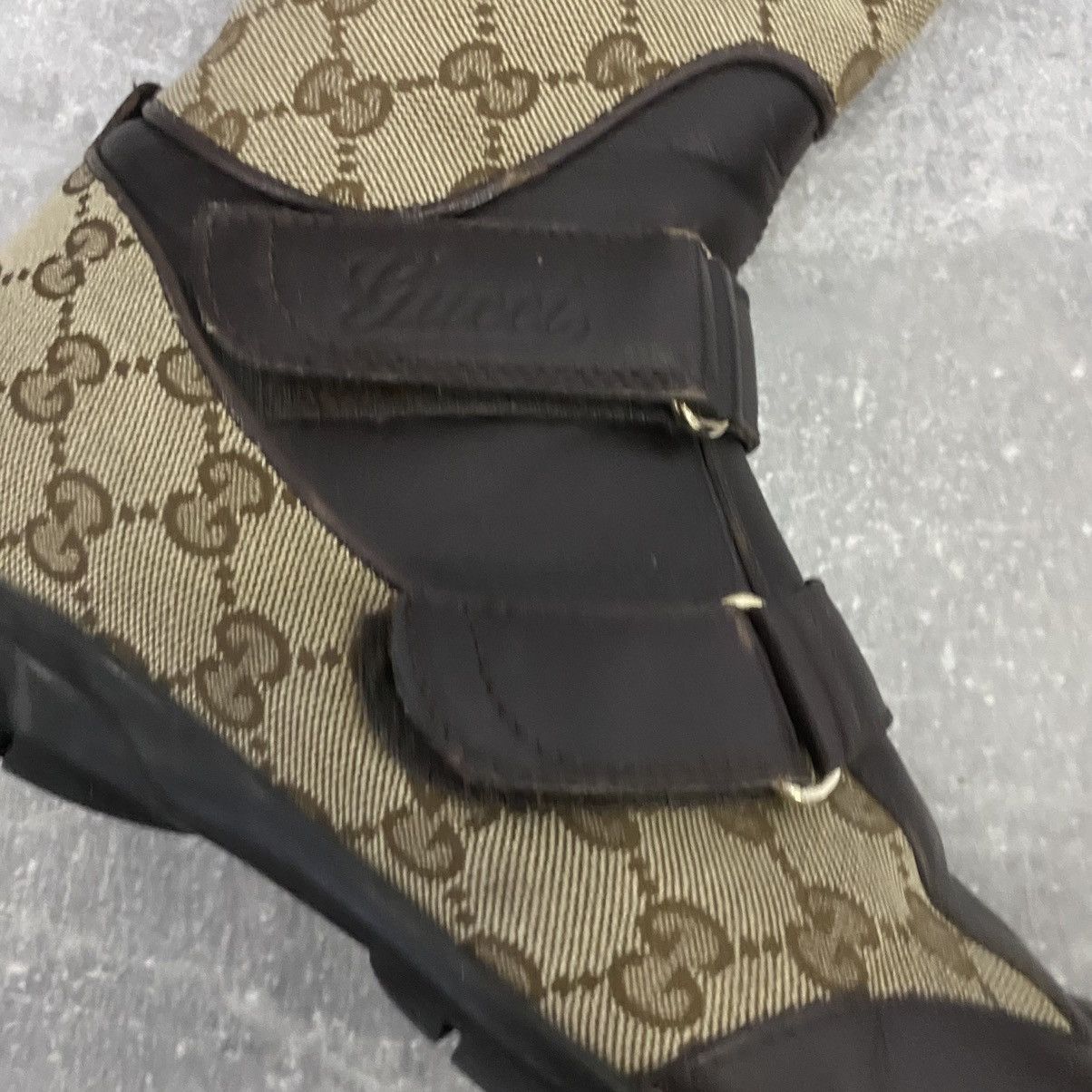 Gucci Vintage Gucci Monogram Boots Size US 6.5 / IT 36.5 - 2 Thumbnail