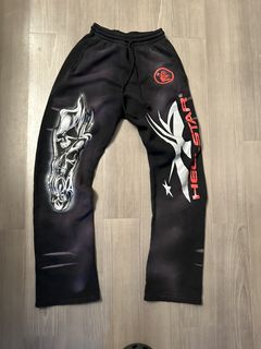 HELLSTAR Thriller Red Tracksuit Pants