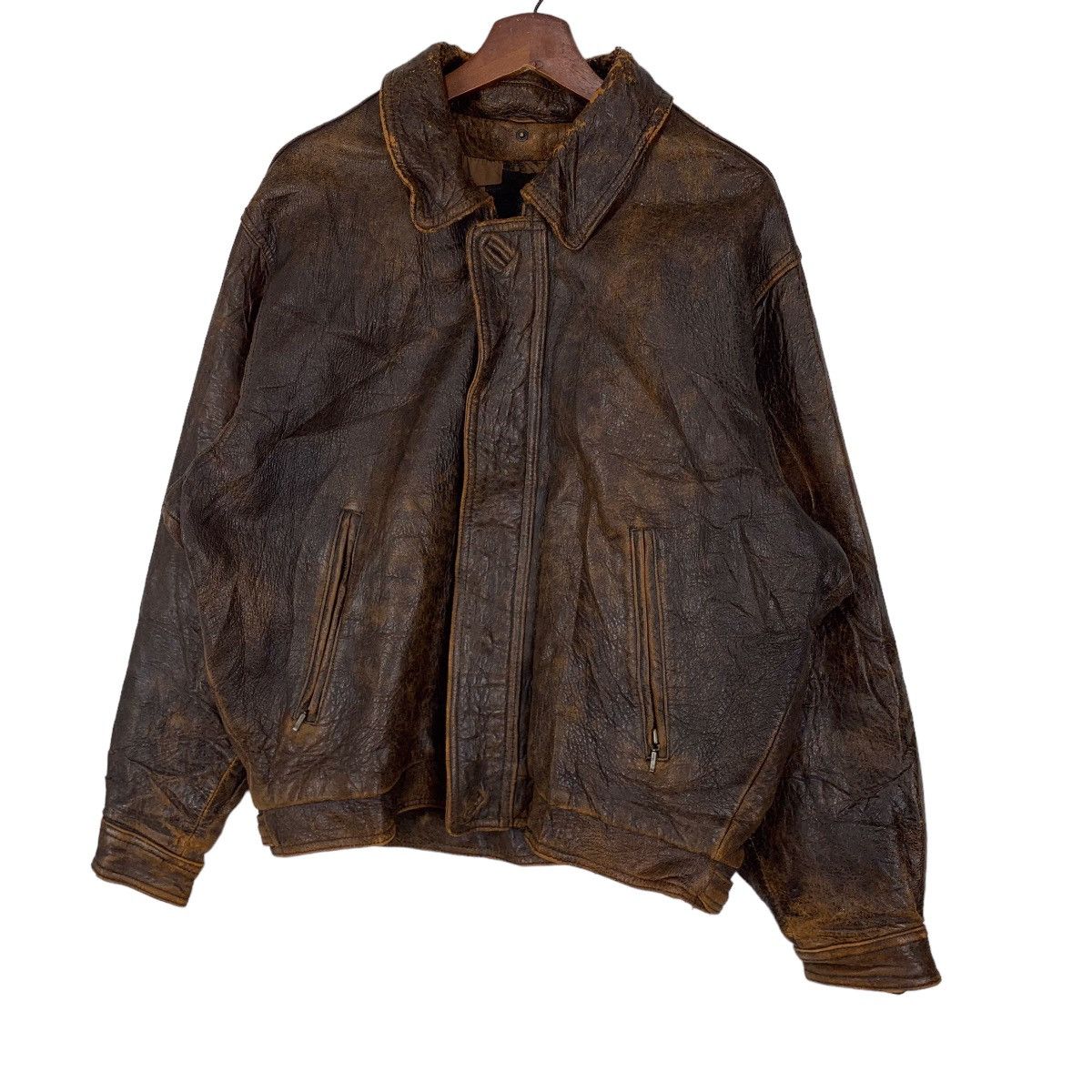 Vintage Vintage Sheep Skin Leather Jacket Size US L / EU 52-54 / 3 - 4 Thumbnail