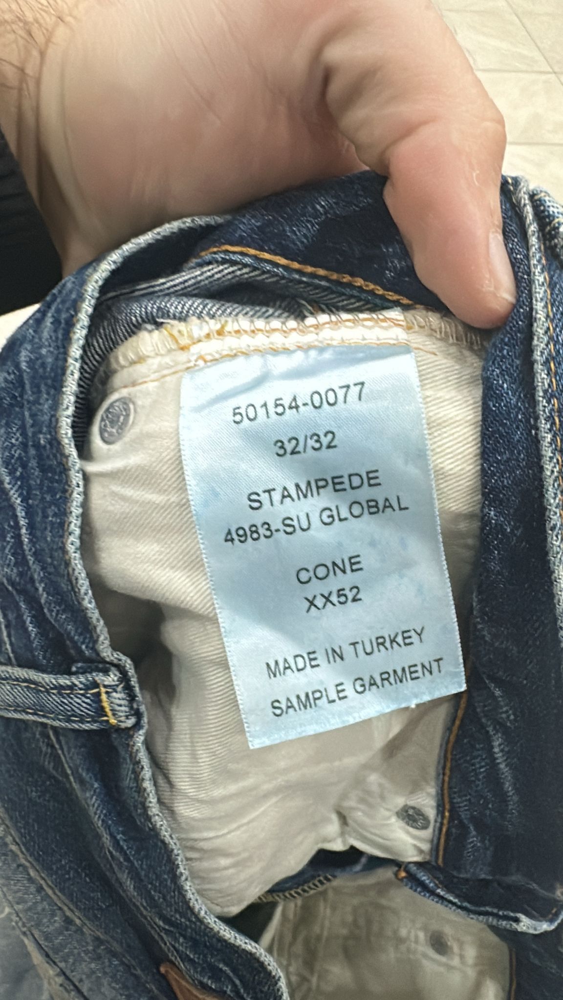 Levi's Vintage Clothing LVC SAMPLE Levi's Vintage Clothing 1954 501Z XX Selvedge Size US 32 / EU 48 - 10 Thumbnail
