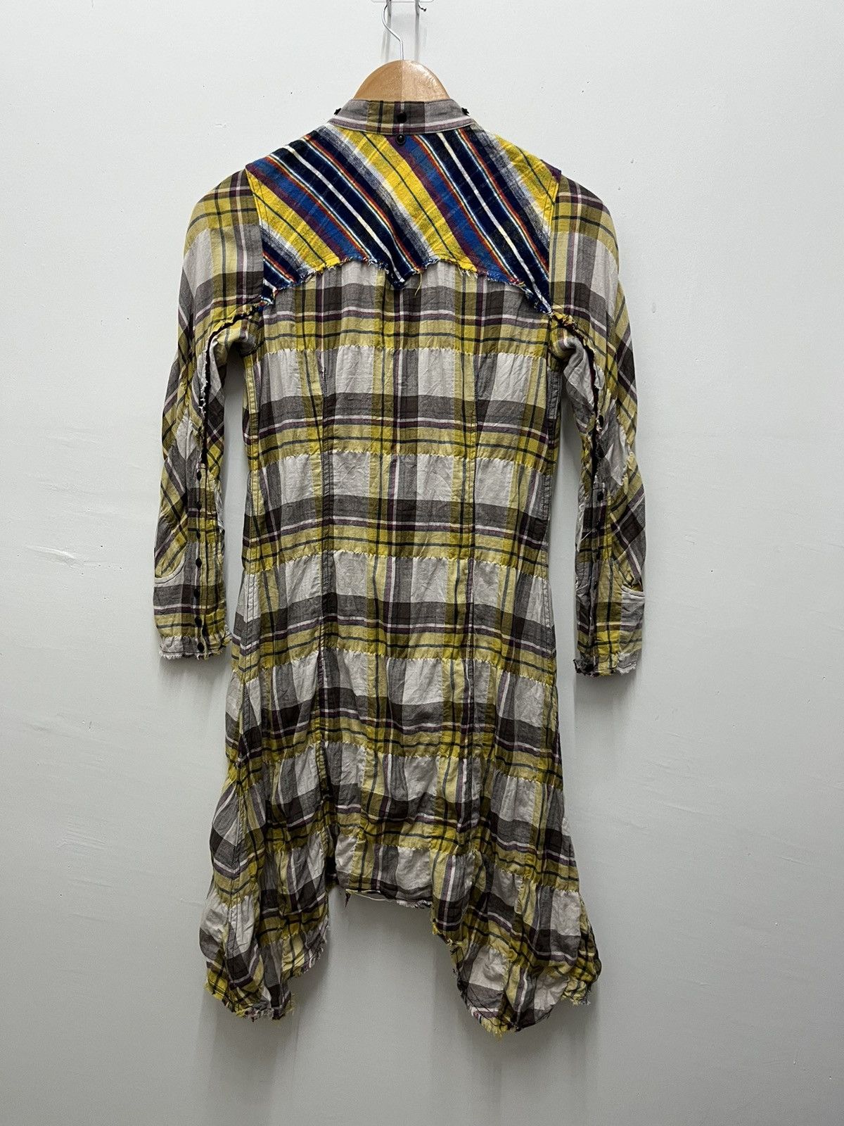 Le Grande Bleu (L.G.B.) LGB Snap Button Flannel Dress Women Maniac Corp Japan Size S / US 4 / IT 40 - 2 Thumbnail