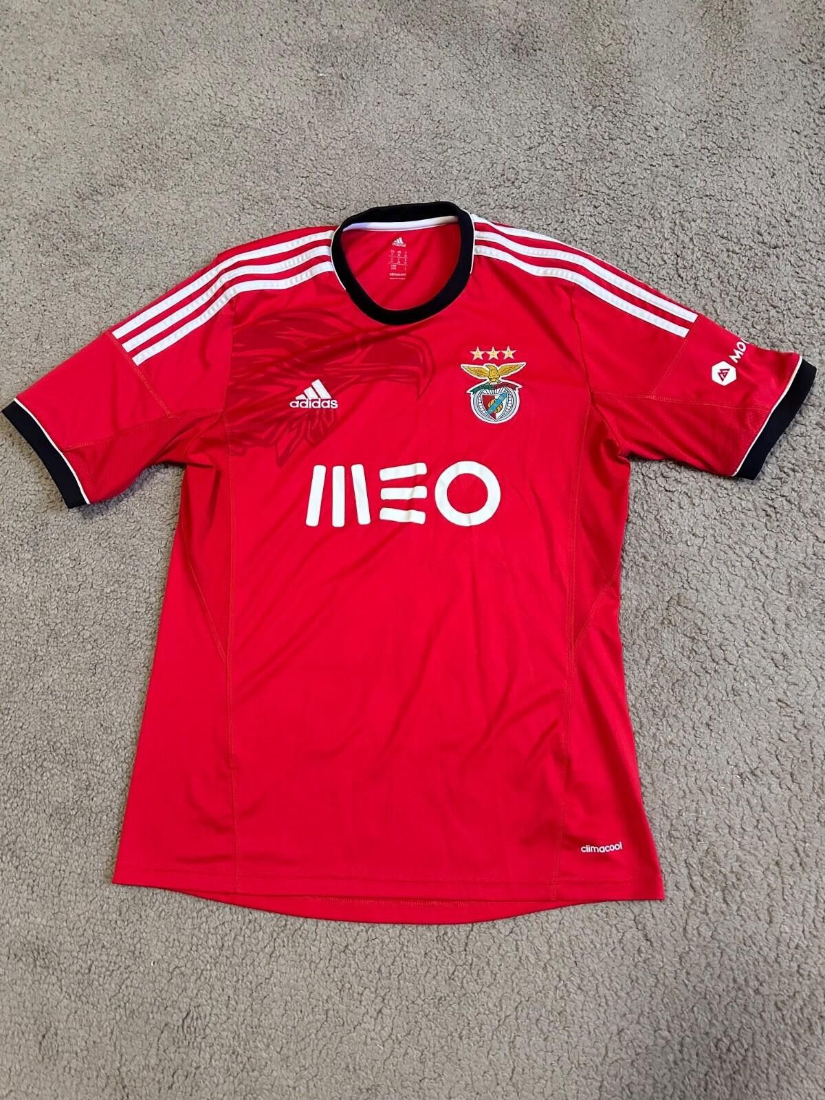 Adidas BENFICA 2013 2014 HOME FOOTBALL SHIRT SOCCER JERSEY Sz M Size US M / EU 48-50 / 2 - 1 Thumbnail