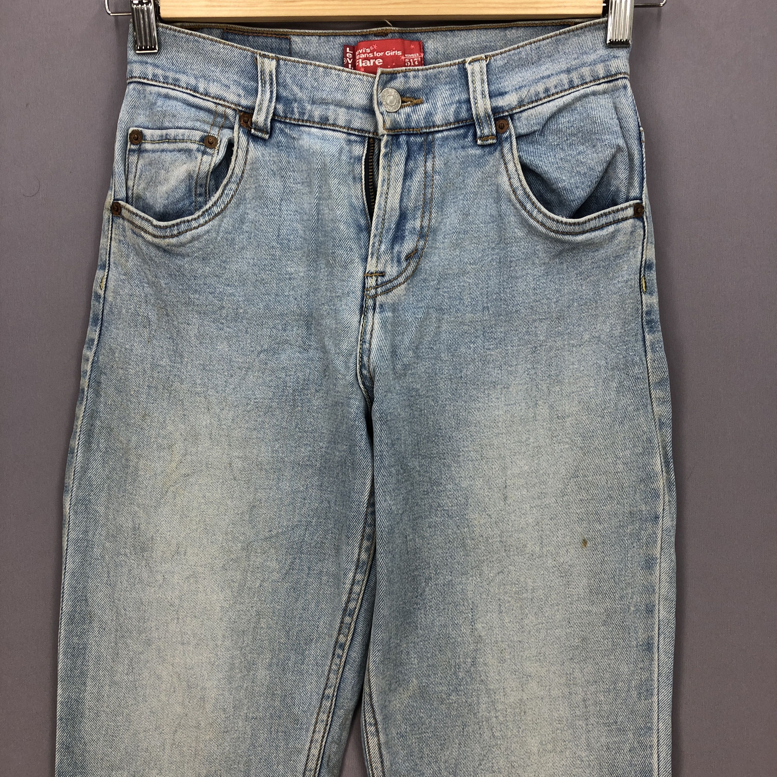 If Six Was Nine × Levi's × Vintage Vintage Levis 517 Wide Leg Jeans Levi's Flare Bootcut Denim Size 24" / US 00 / IT 34 - 3 Thumbnail
