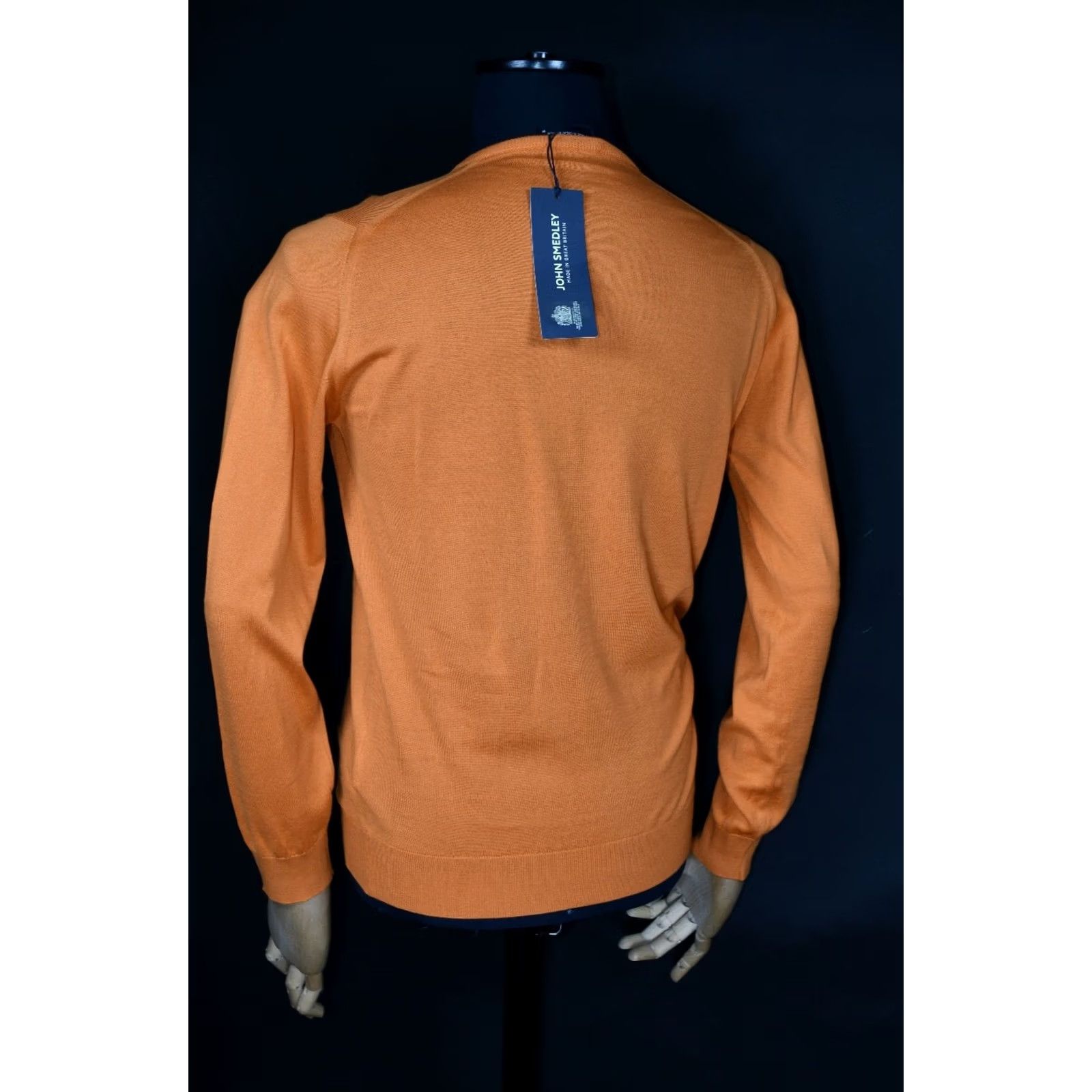 John Smedley John Smedley Nolan Pullover Shirt M Orange Cotton 100% Sea Island England Mens Casual Batwing? Size US M / EU 48-50 / 2 - 3 Thumbnail