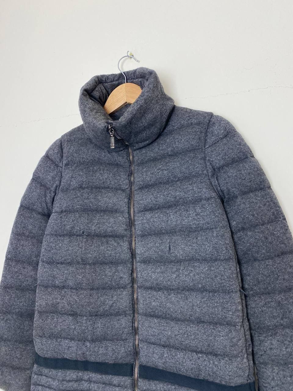 Moncler Moncler Leucate Giubbotto Puffer Angora Jacket Size US XS / EU 42 / 0 - 3 Thumbnail