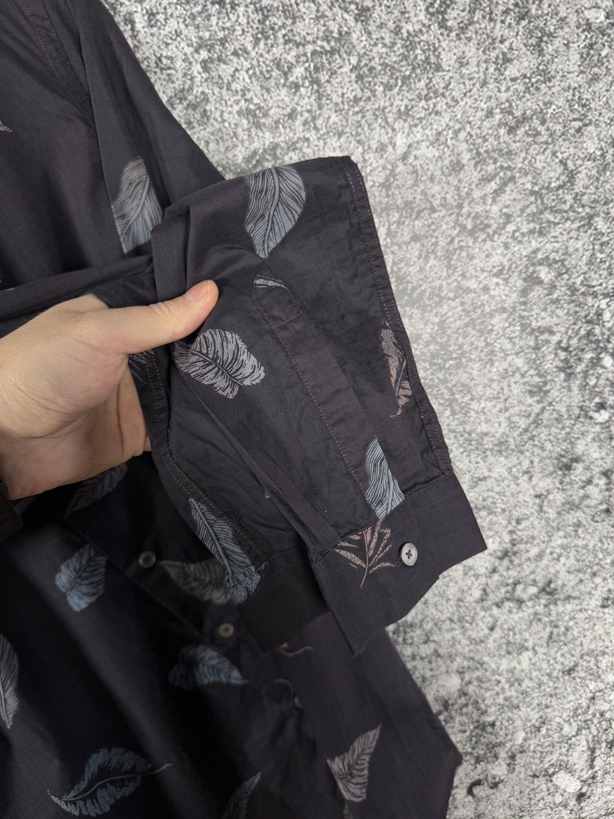 Paul Smith Paul Smith Long Sleeve Shirt Button Up Leaf Print Size S Size US S / EU 44-46 / 1 - 6 Thumbnail
