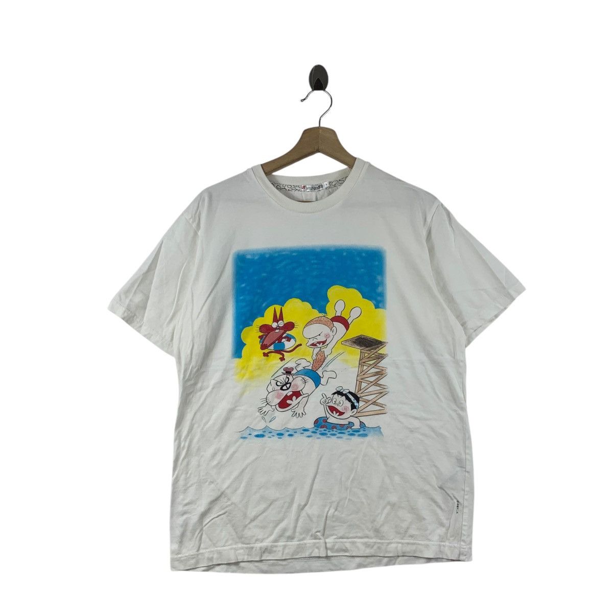 Uniqlo UNIQLO x TENSAI BAKABON Fujio Akatsuka Kodansha Tee Shirt Size US L / EU 52-54 / 3 - 1 Thumbnail