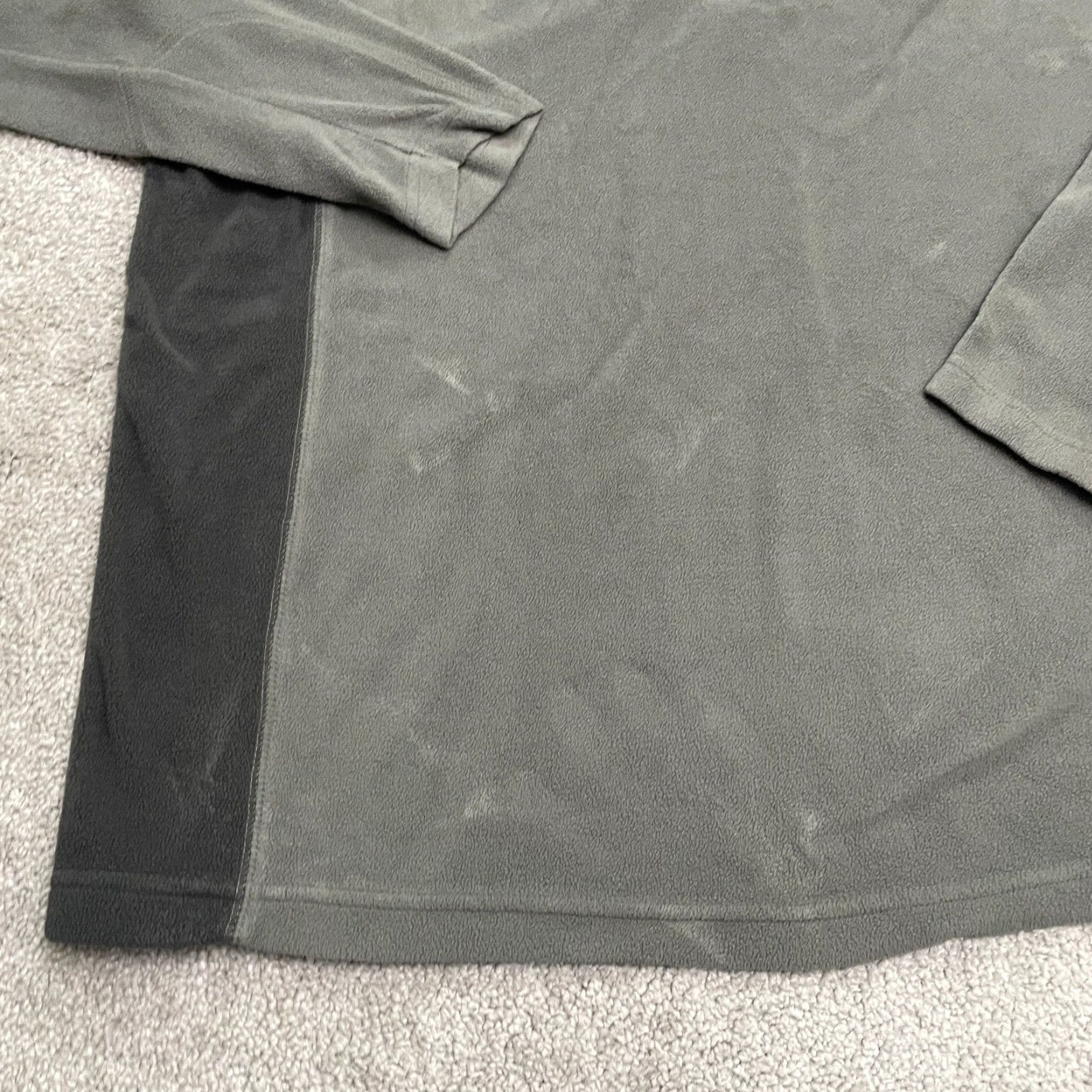Vintage Columbia Klamath Range Fleece Jacket Mens XL Black Gray 1/4 Zip Lightweight Hiking Outdoor Life Style Shirt? Size US XL / EU 56 / 4 - 5 Thumbnail