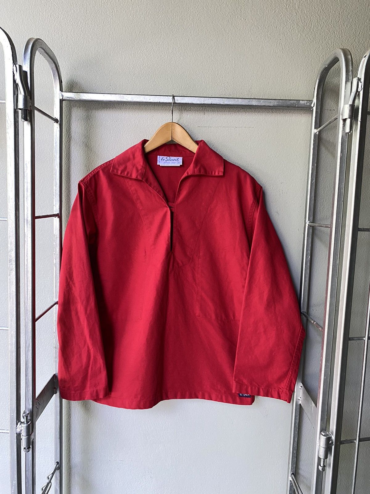 Vintage Le qlazil vintage red blouse Size US M / EU 48-50 / 2 - 1 Thumbnail