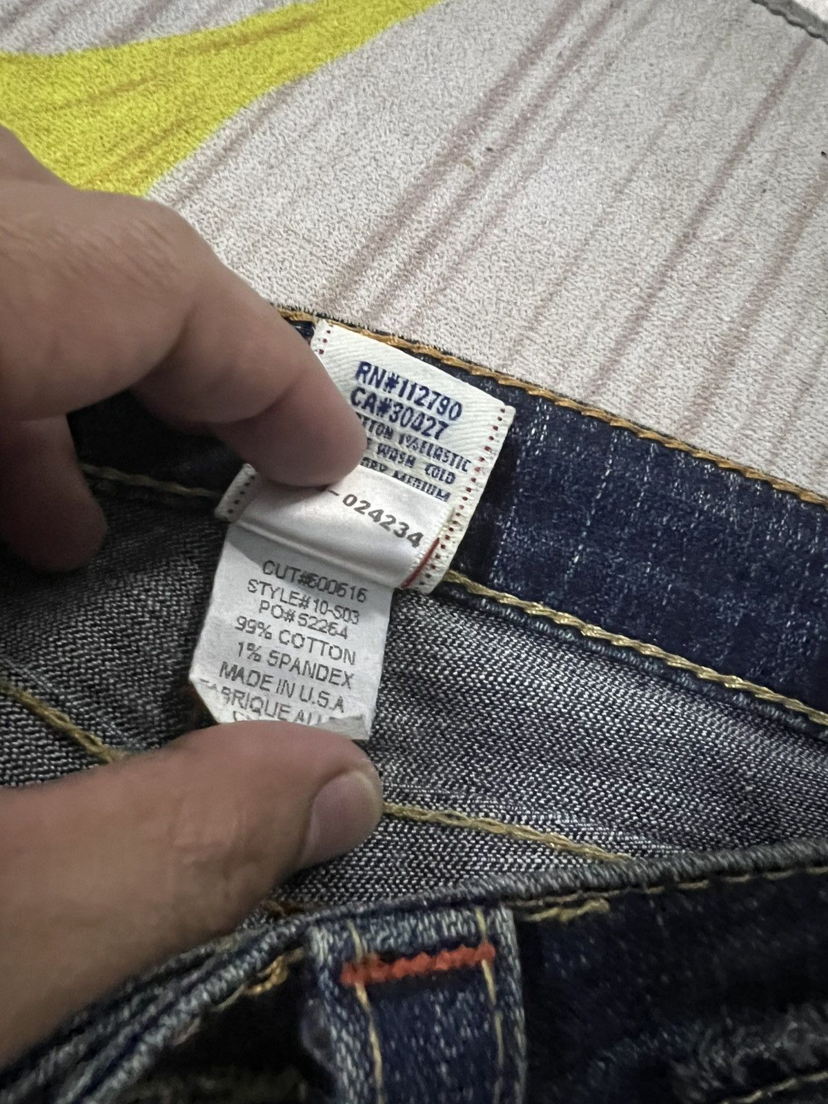 True Religion Flare Jean True Religion Twist Leg Distress Jean Size 27" / US 4 / IT 40 - 17 Thumbnail