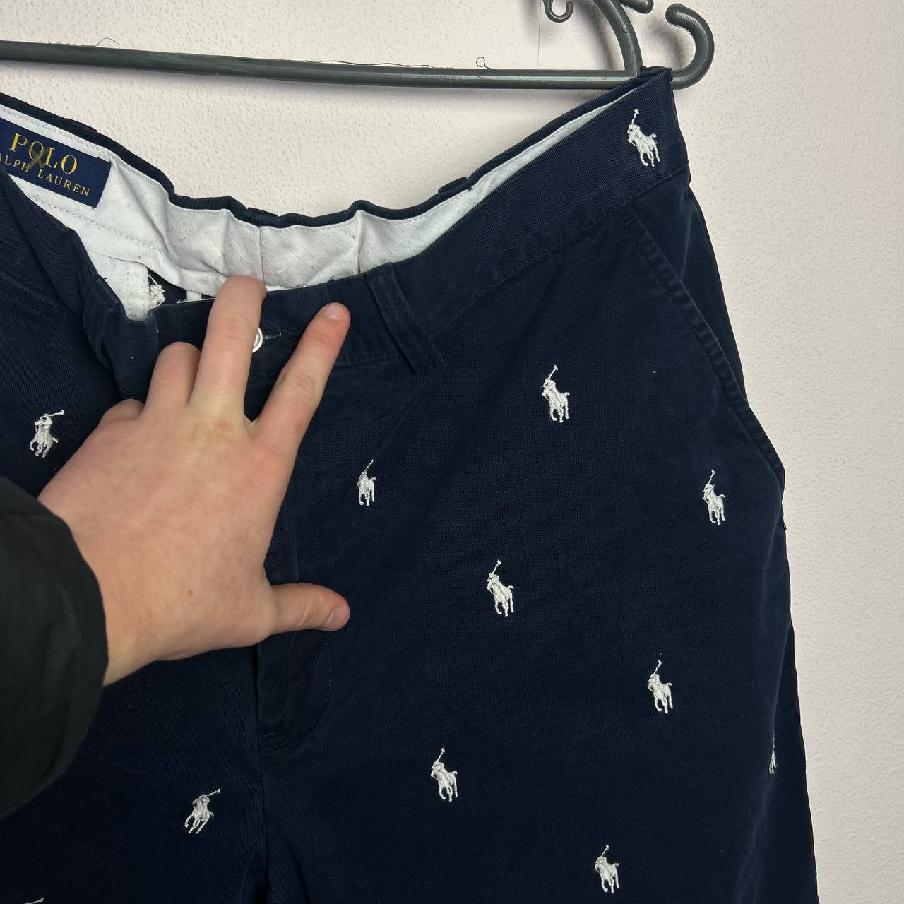 Polo Ralph Lauren Mens Polo Ralph Lauren Monogrammed logo y2k shorts Size US 34 / EU 50 - 4 Thumbnail