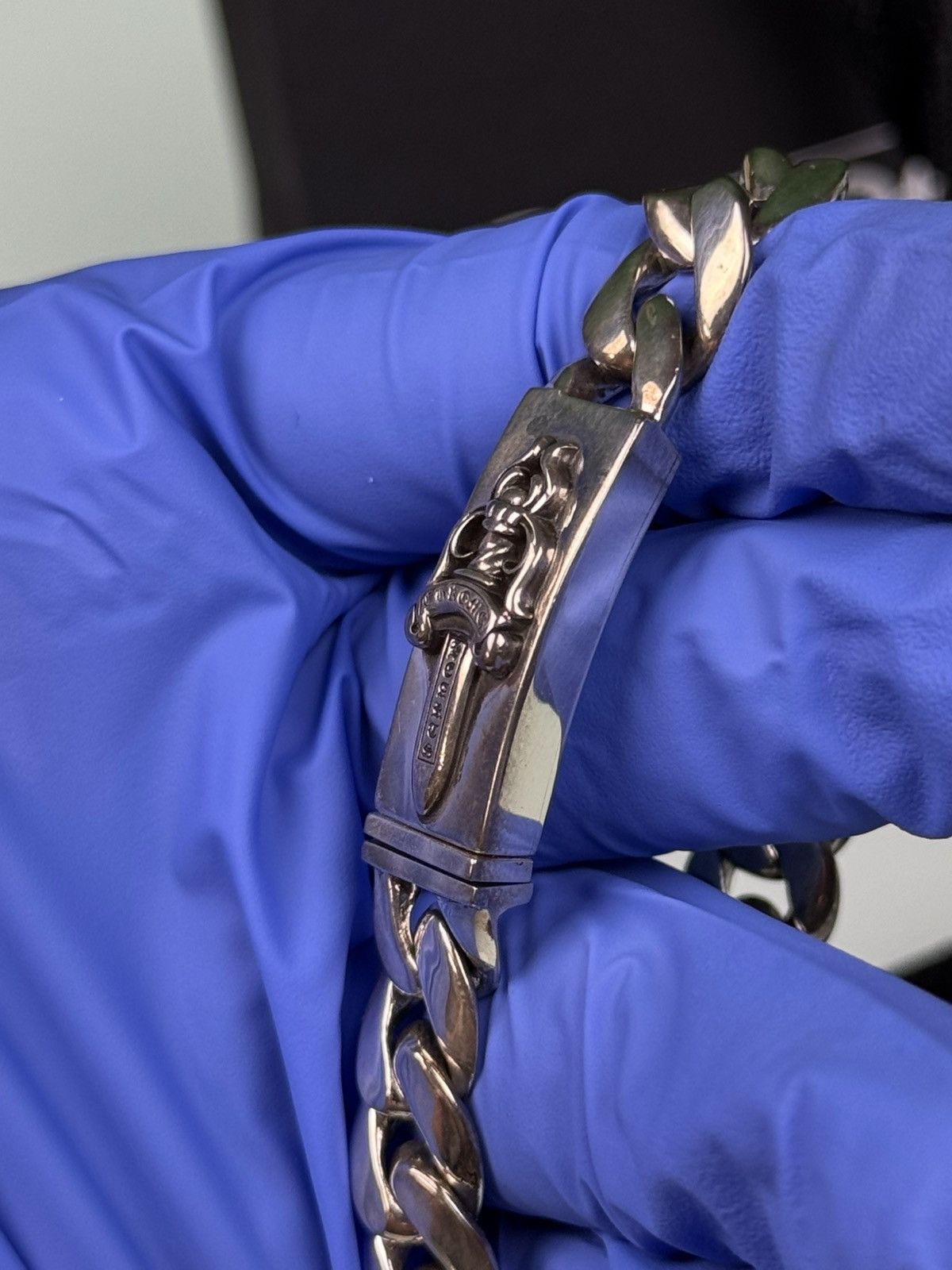 Chrome Hearts Chrome Hearts Small Dagger ID Bracelet 7in .925 Silver Size ONE SIZE - 11 Thumbnail